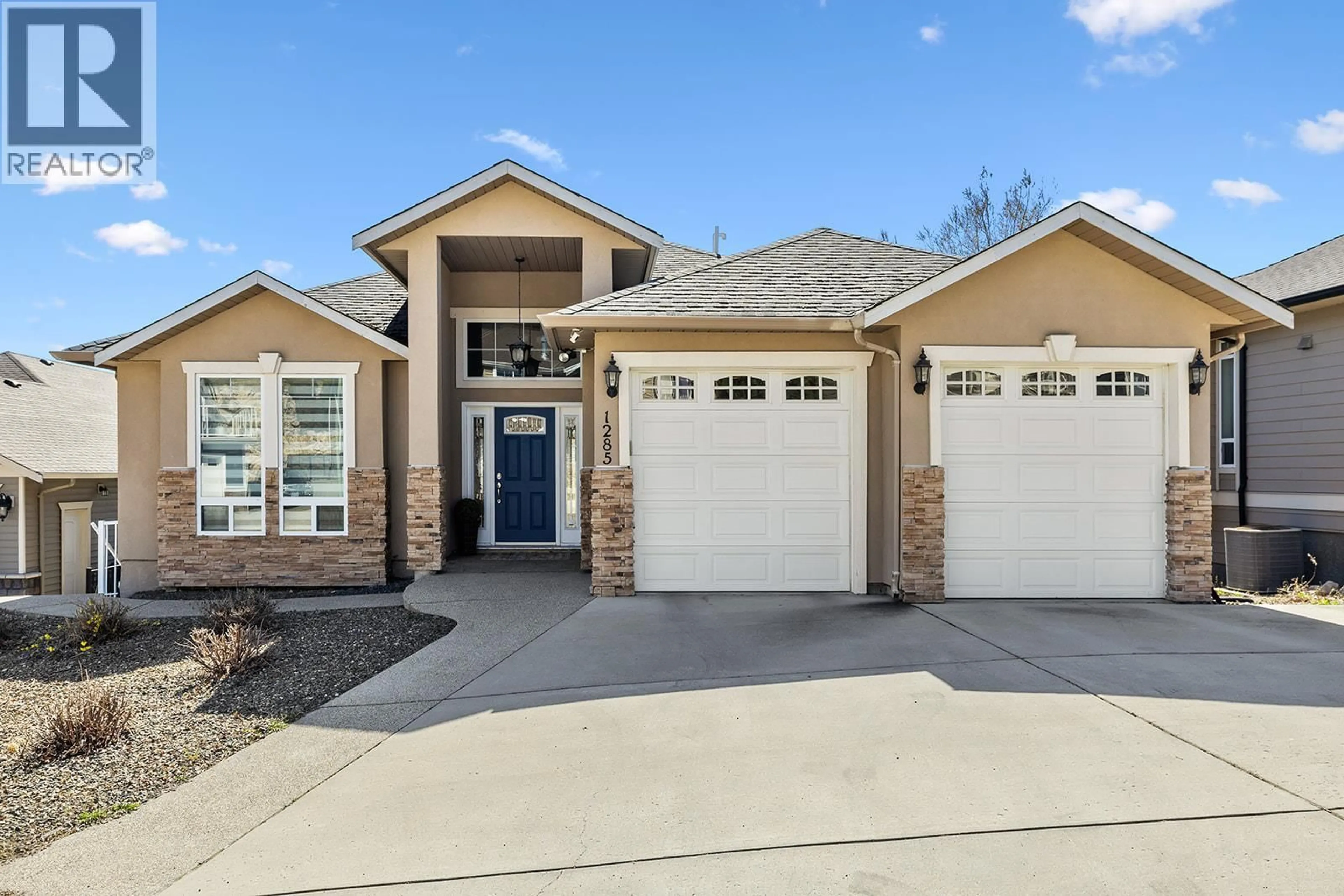 Home with brick exterior material, street for 1285 TANEMURA CRESCENT, Kelowna British Columbia V1P1R5