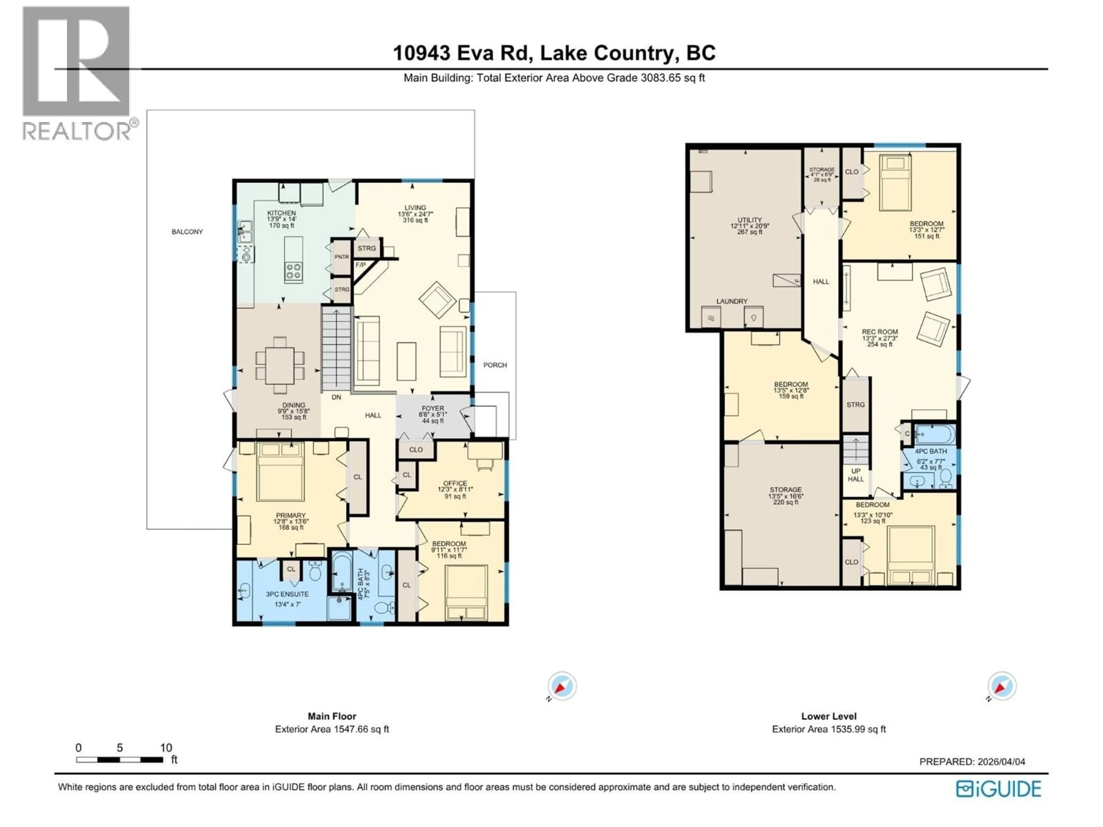 Floor plan for 10943 EVA ROAD, Lake Country British Columbia V4V1H4