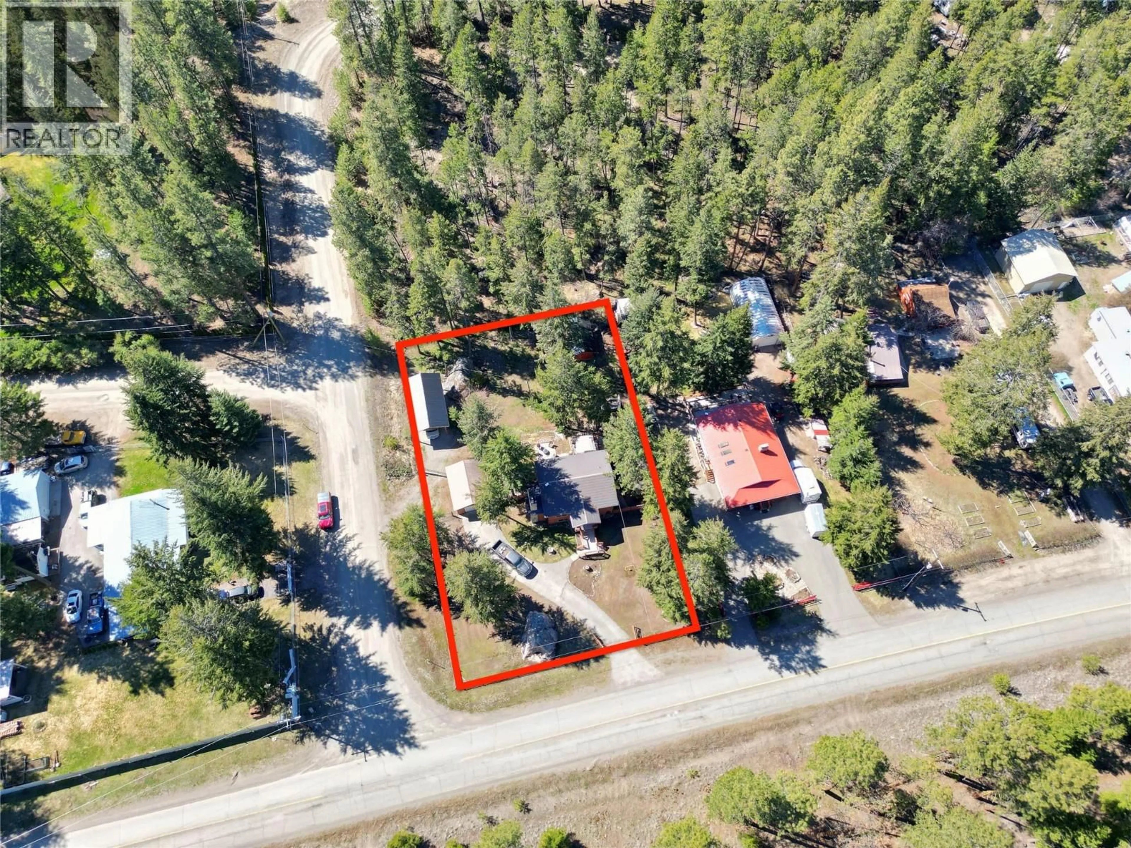 A pic from outside/outdoor area/front of a property/back of a property/a pic from drone, unknown for 2255 OLD HEDLEY ROAD, Princeton British Columbia V0X1W0