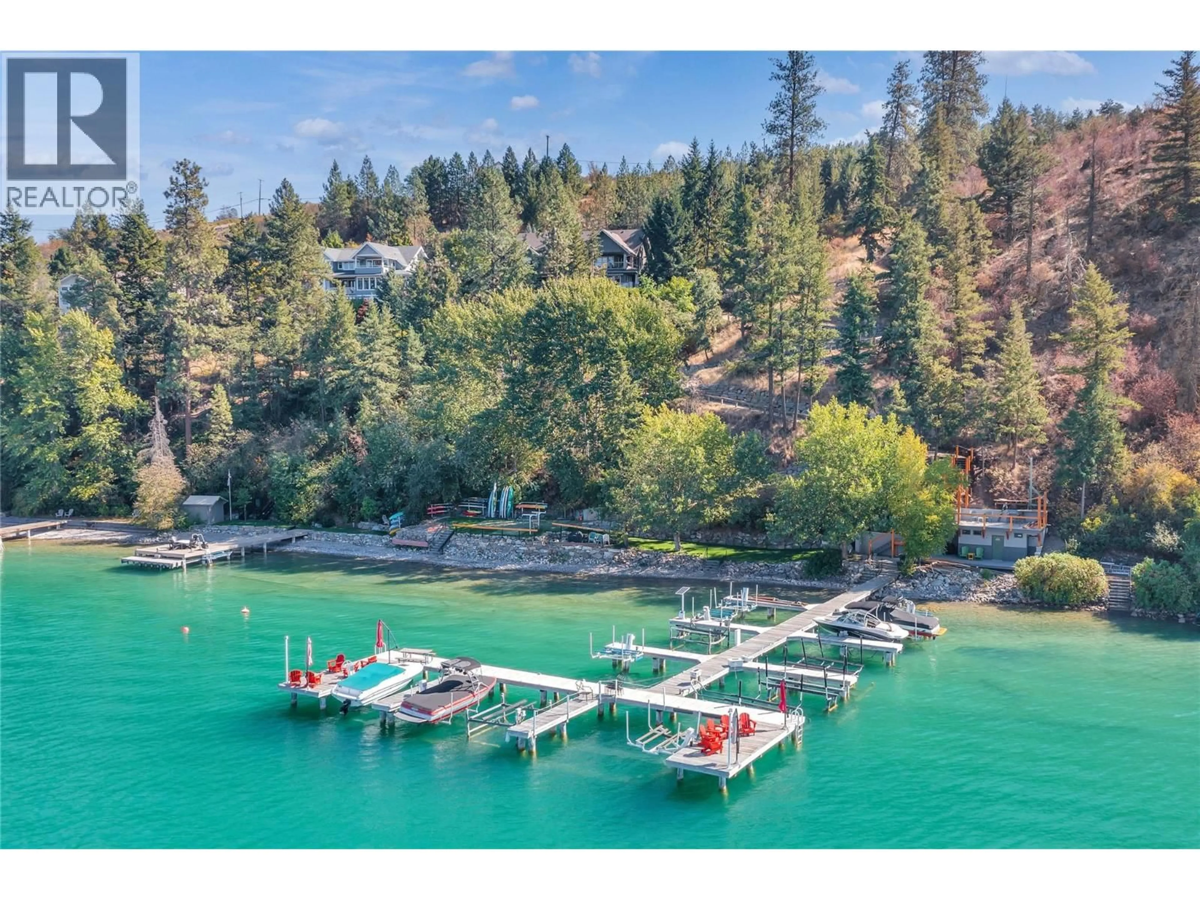 A pic from outside/outdoor area/front of a property/back of a property/a pic from drone, water/lake/river/ocean view for 7 - 13341 KIDSTON ROAD, Coldstream British Columbia V1B1Z4