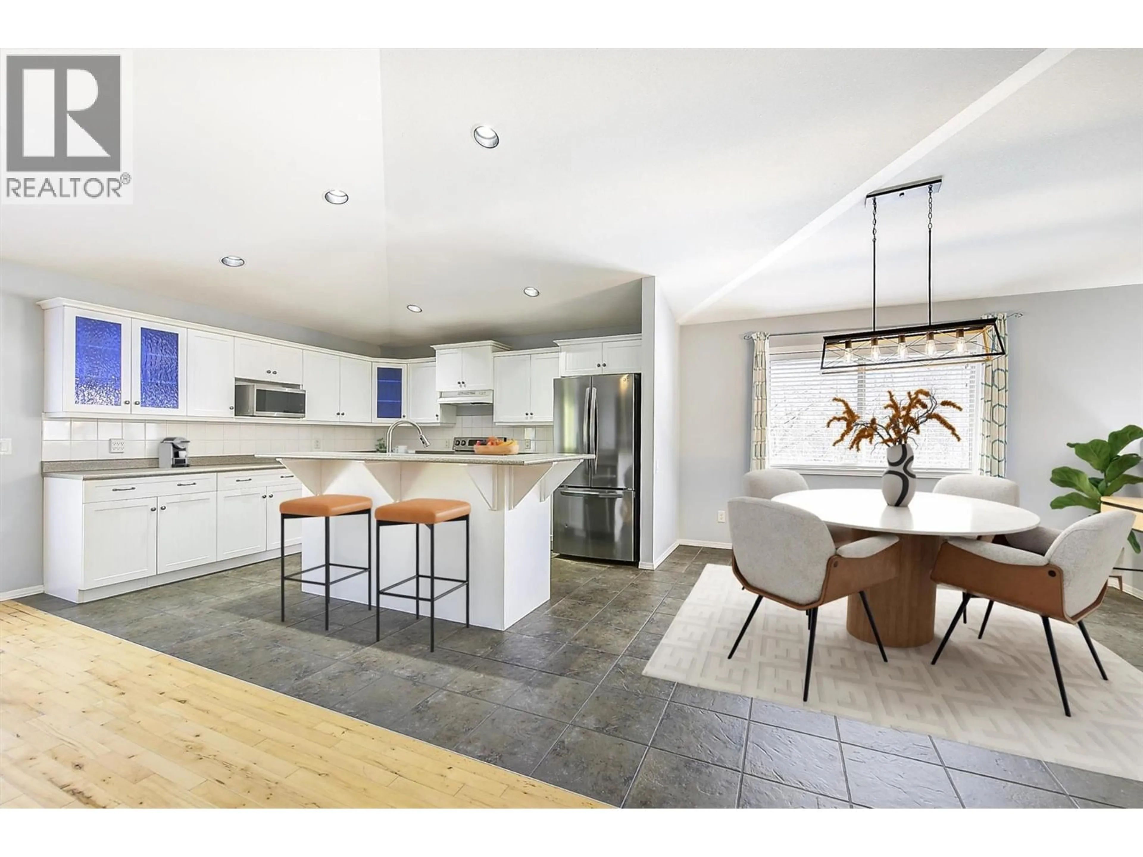 Open concept kitchen, ceramic/tile floor for 546 SOUTH CREST DRIVE, Kelowna British Columbia V1W4W8