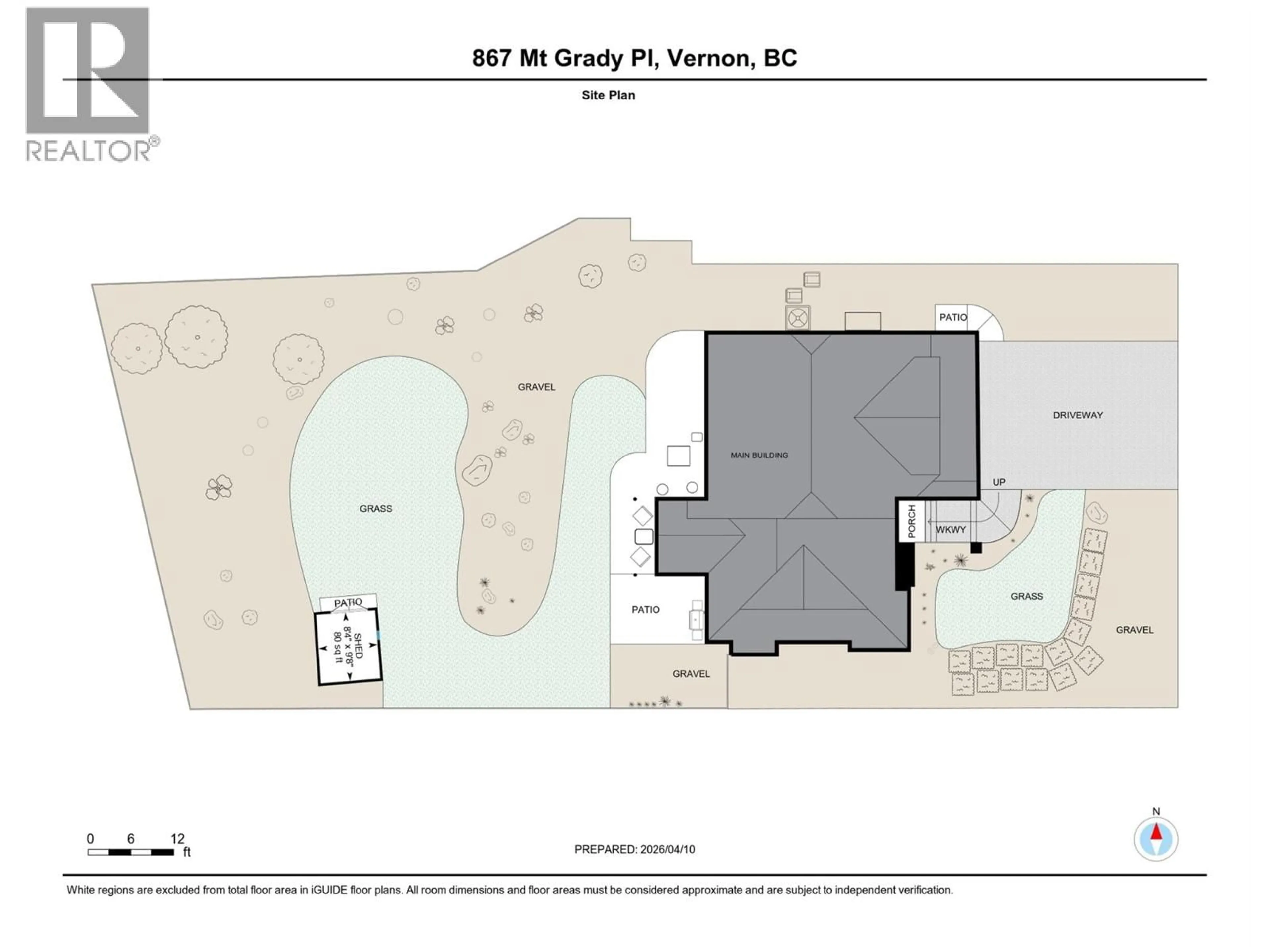 Floor plan for 867 MT. GRADY PLACE, Vernon British Columbia V1B2Z2