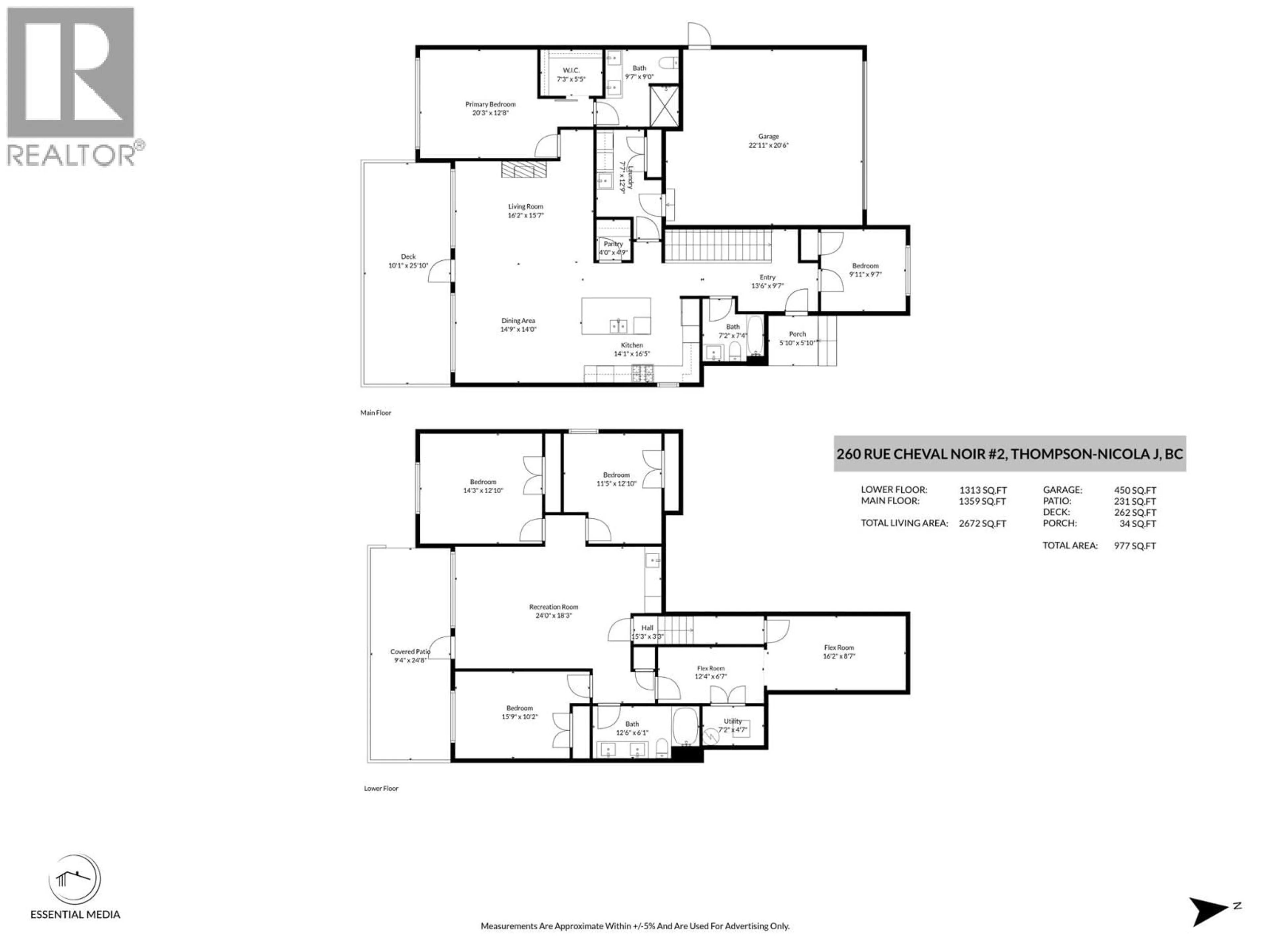 Floor plan for 2 - 260 RUE CHEVAL NOIR OTHER, Kamloops British Columbia V1S0B3