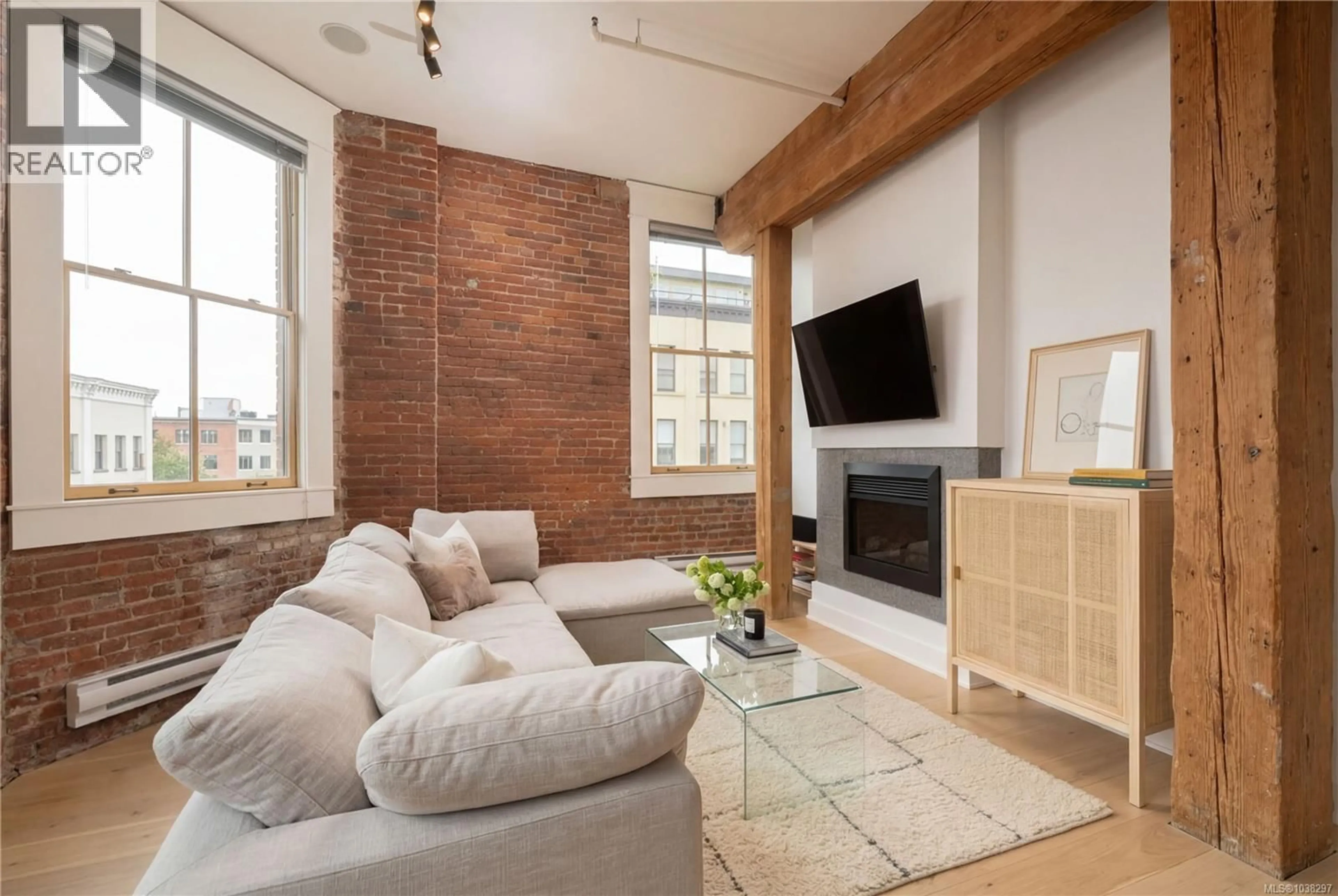 Living room with furniture, unknown for 201 - 610 JOHNSON STREET, Victoria British Columbia V8W1M4