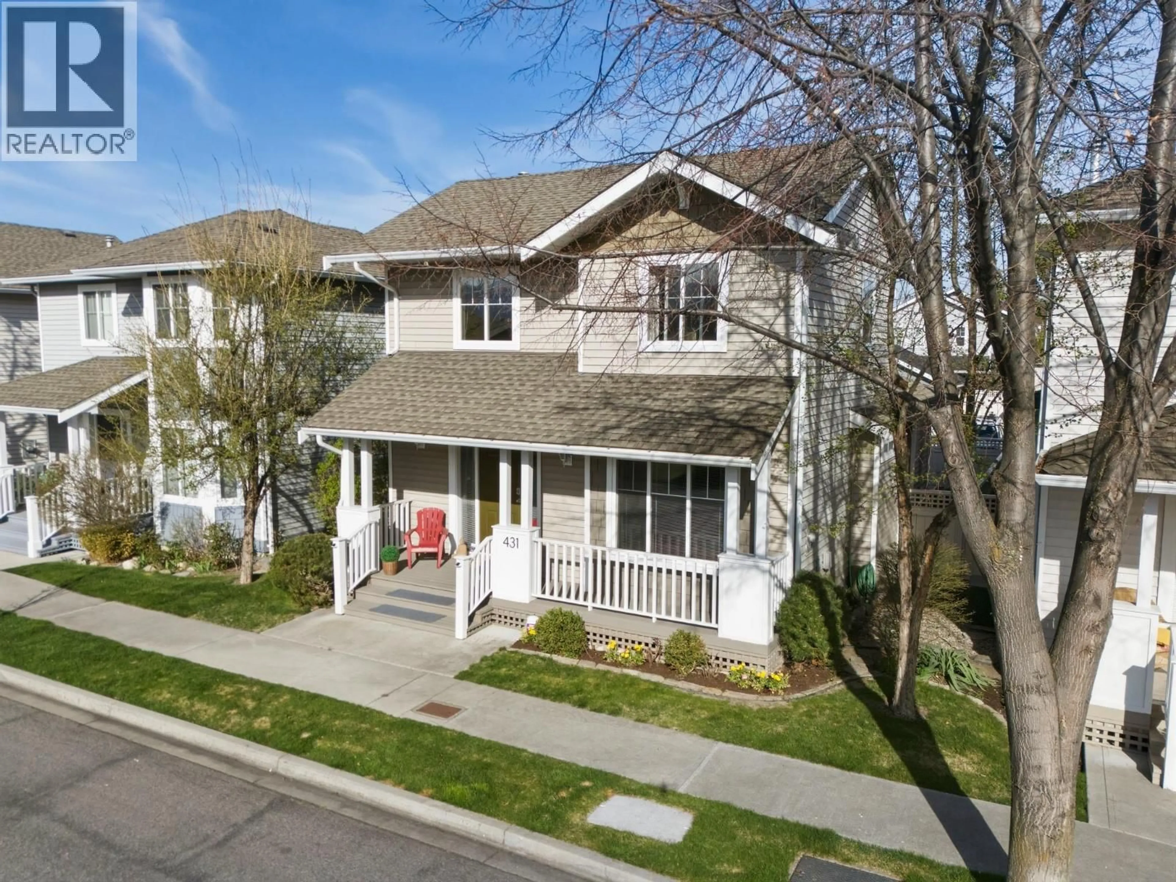 A pic from outside/outdoor area/front of a property/back of a property/a pic from drone, street for 431 - 665 COOK ROAD, Kelowna British Columbia V1W4T4