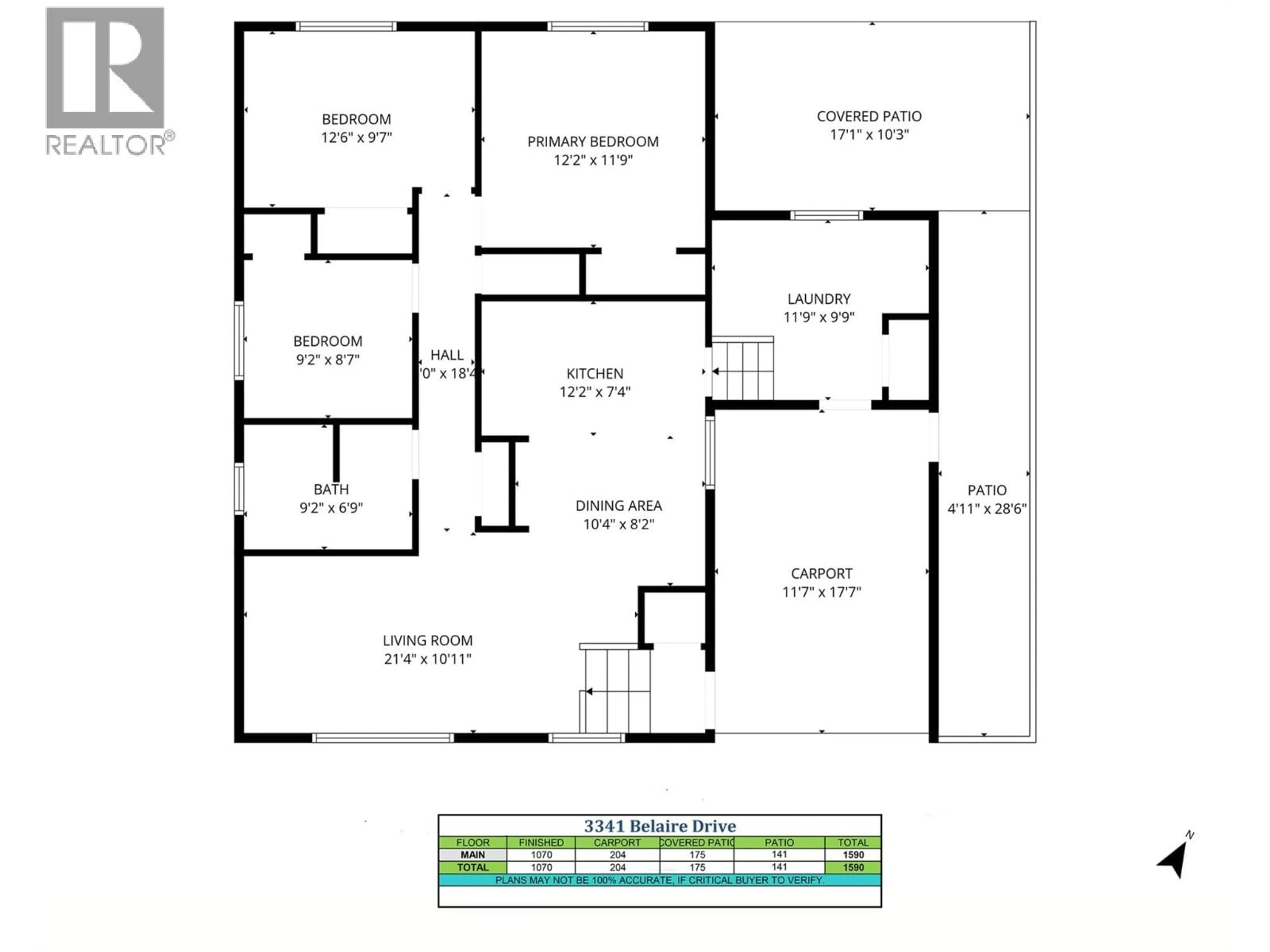 Floor plan for 3341 BELAIRE DRIVE, Armstrong British Columbia V4Y0K1