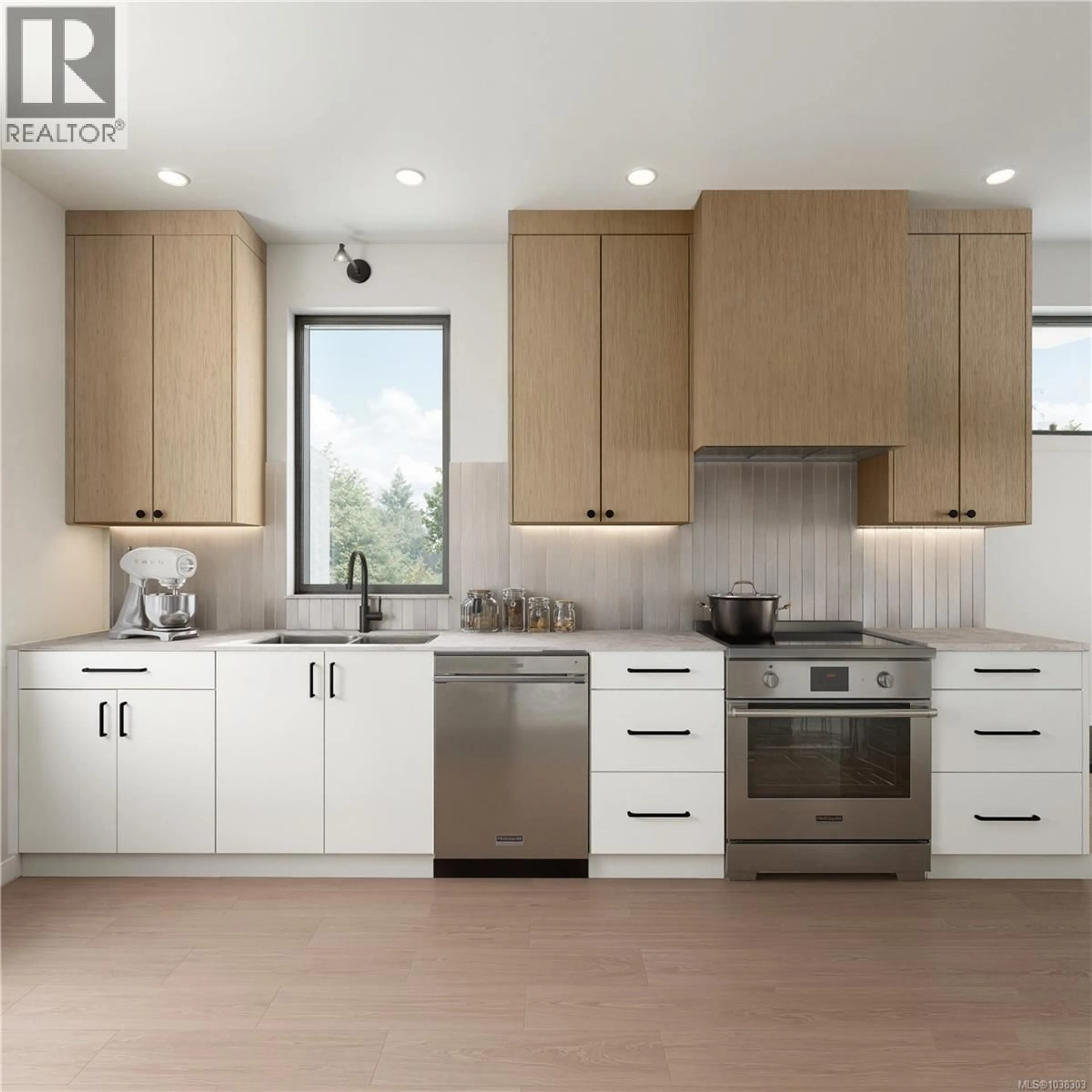 Open concept kitchen, wood/laminate floor for 3 - 2100 ALLENBY STREET, Oak Bay British Columbia V8R3C3