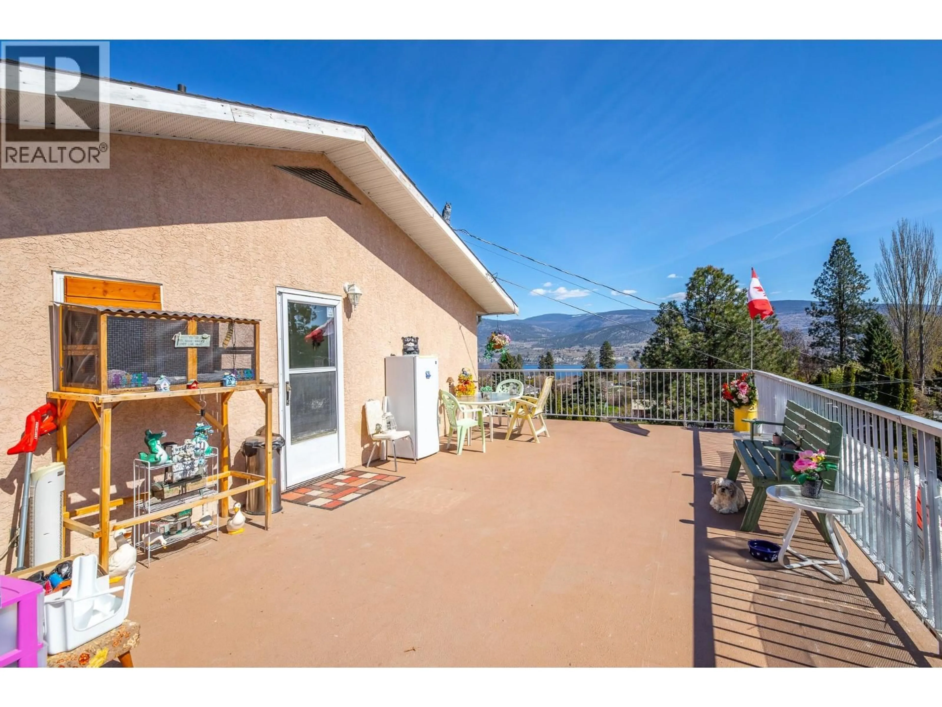A pic from outside/outdoor area/front of a property/back of a property/a pic from drone, mountain view for 2210 WEST BENCH DRIVE, Penticton British Columbia V2A8Z6