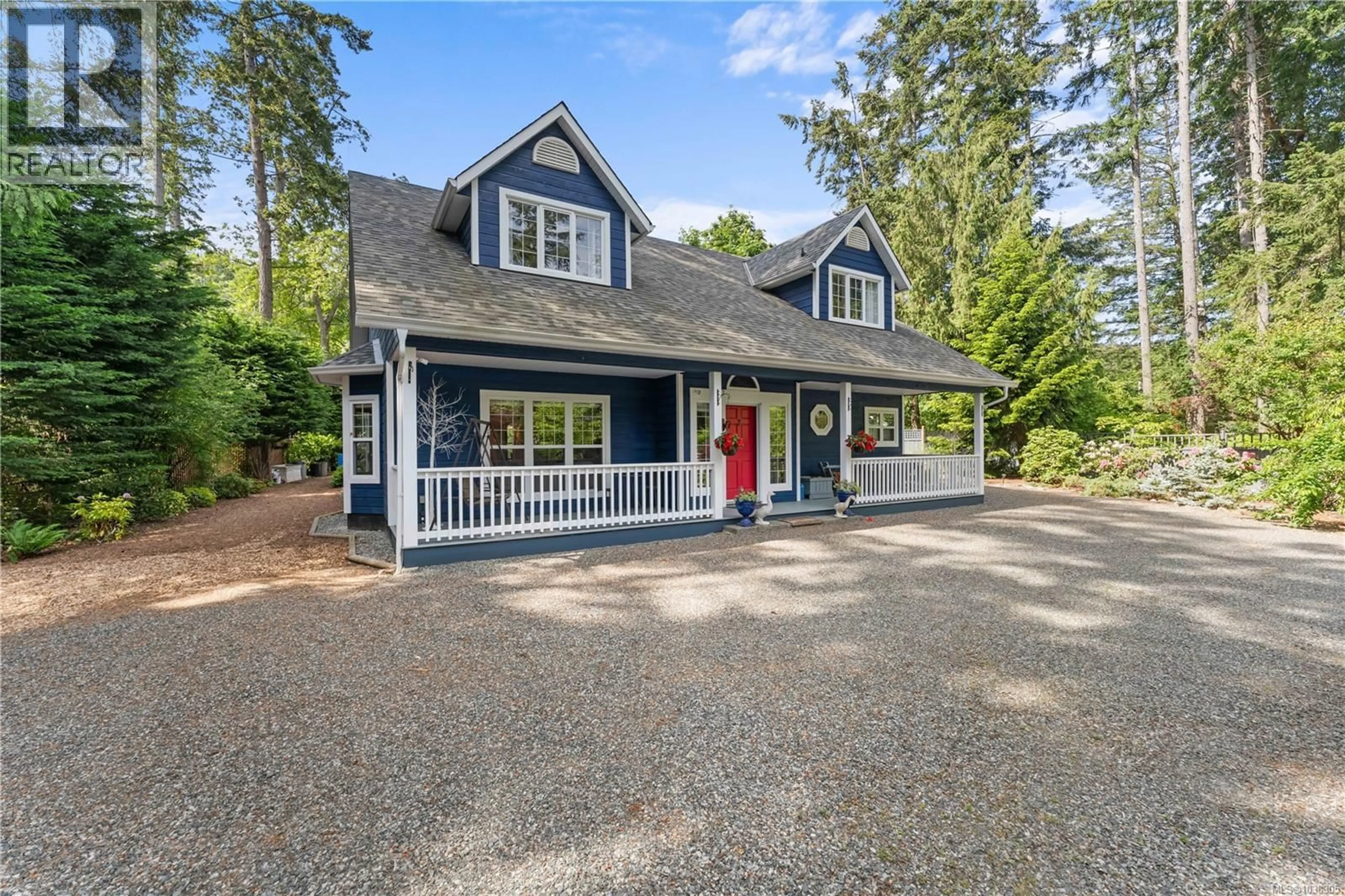 Home with vinyl exterior material, street for 1351 SEA LOVERS LANE, Gabriola Island British Columbia V0R1X5