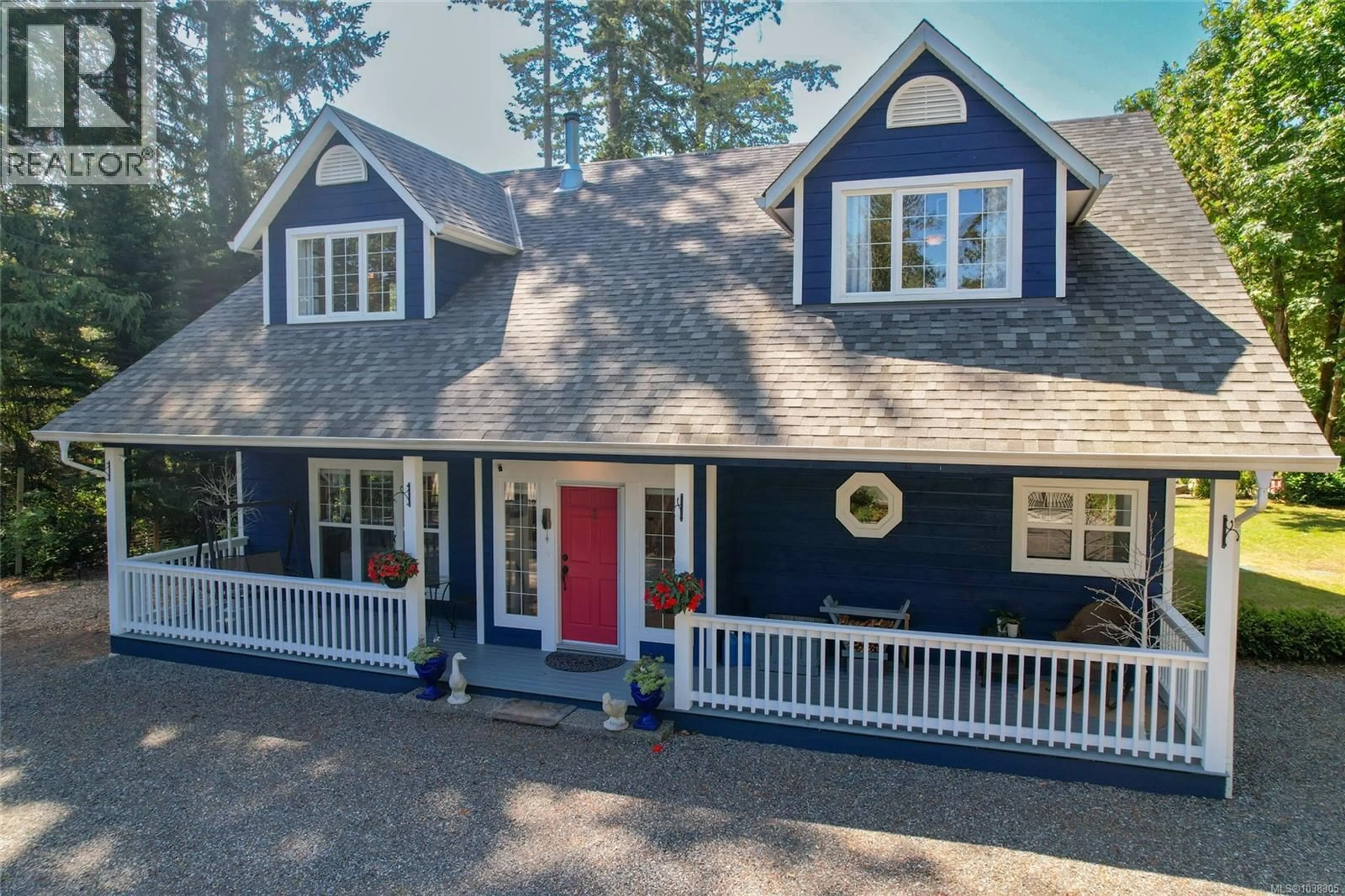 A pic from outside/outdoor area/front of a property/back of a property/a pic from drone, unknown for 1351 SEA LOVERS LANE, Gabriola Island British Columbia V0R1X5