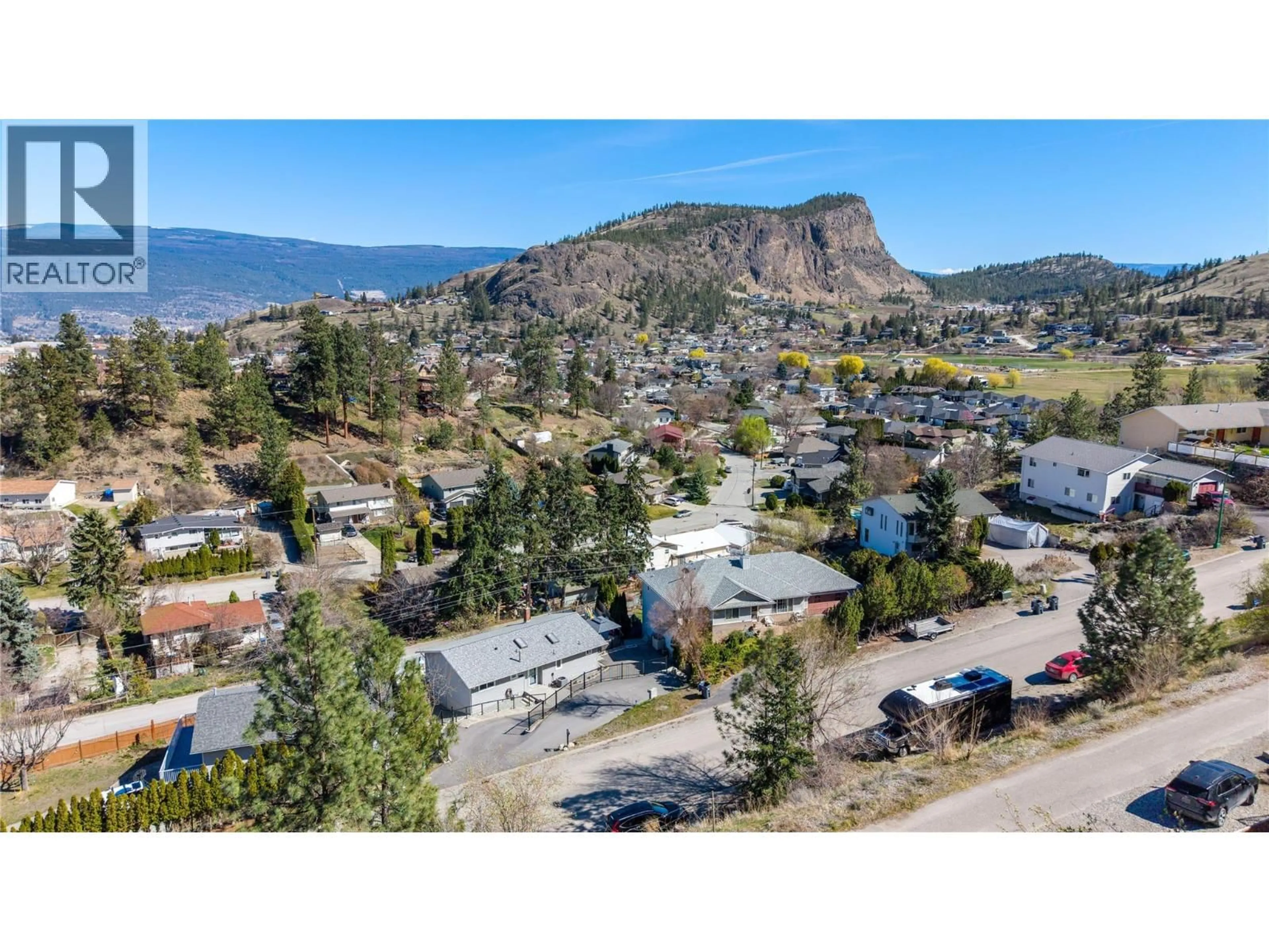 A pic from outside/outdoor area/front of a property/back of a property/a pic from drone, mountain view for 12595 TAYLOR PLACE, Summerland British Columbia V0H1Z8