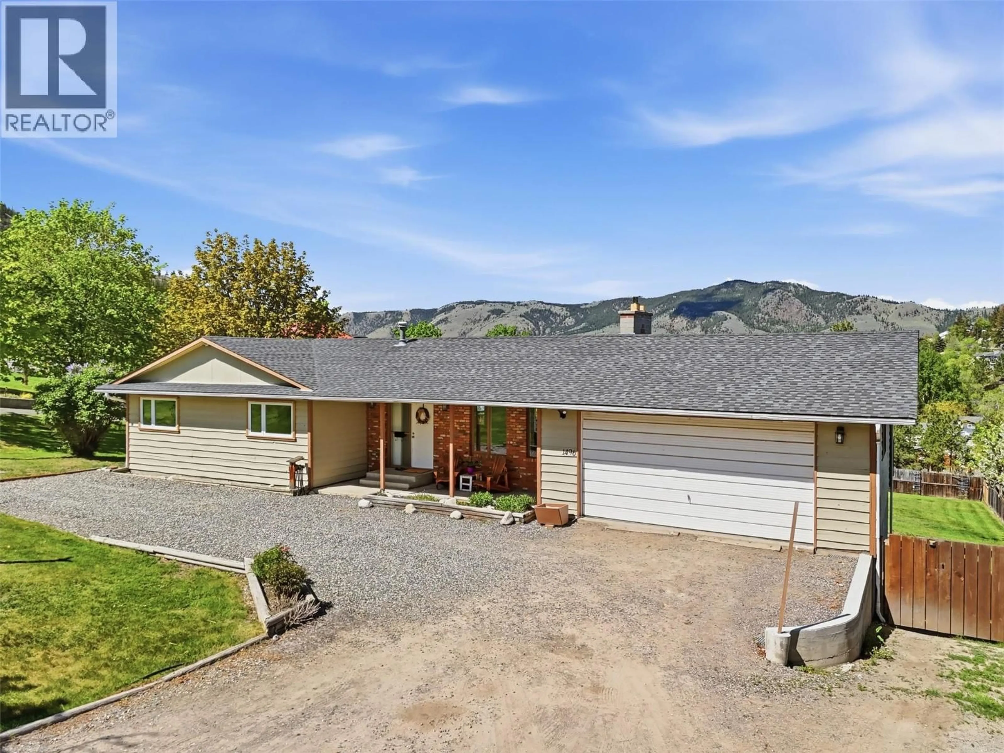 A pic from outside/outdoor area/front of a property/back of a property/a pic from drone, unknown for 1496 TODD ROAD, Kamloops British Columbia V2C5B5