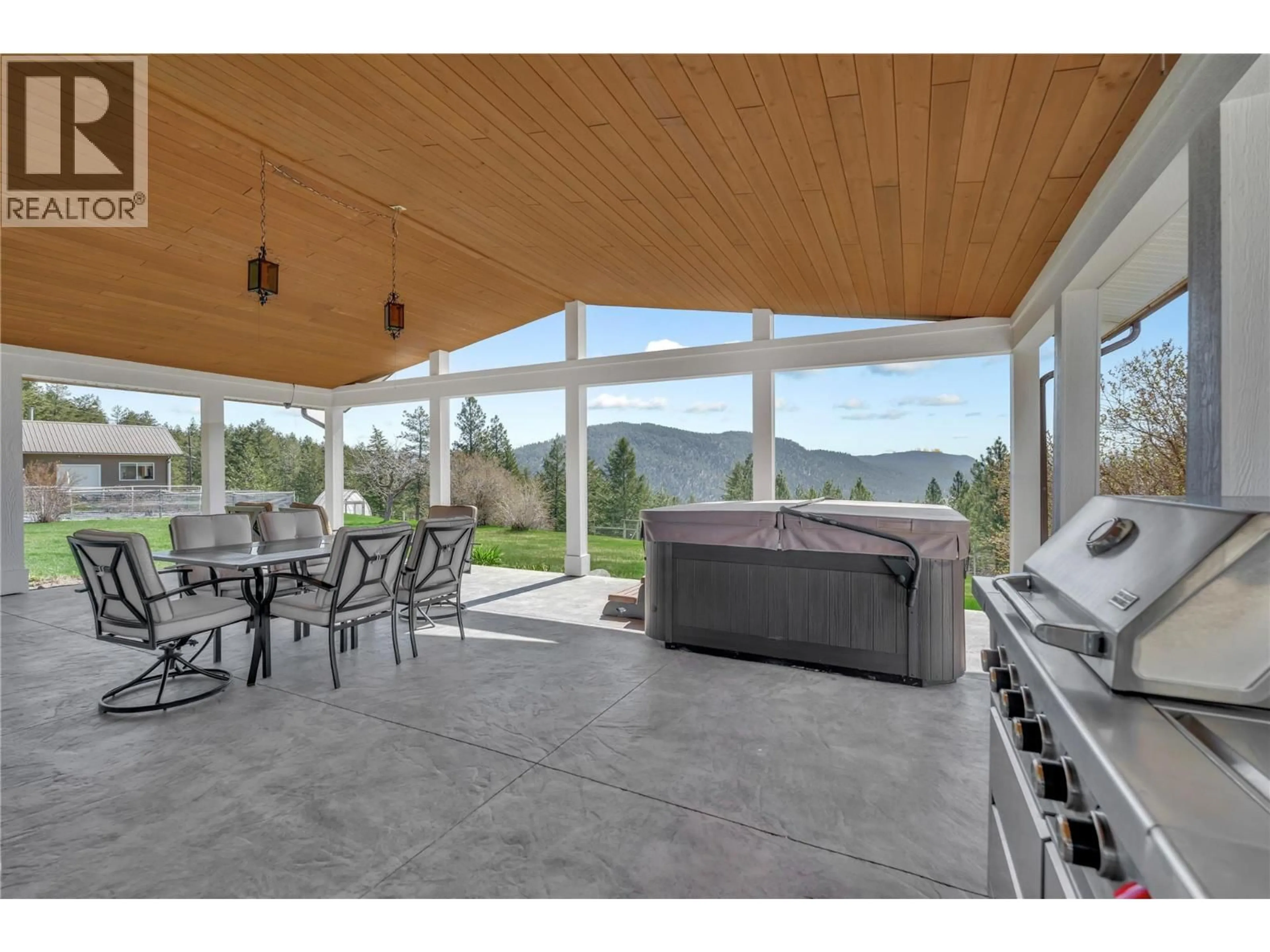Patio, mountain view for 30 OSBORNE ROAD, Summerland British Columbia V0H1Z8
