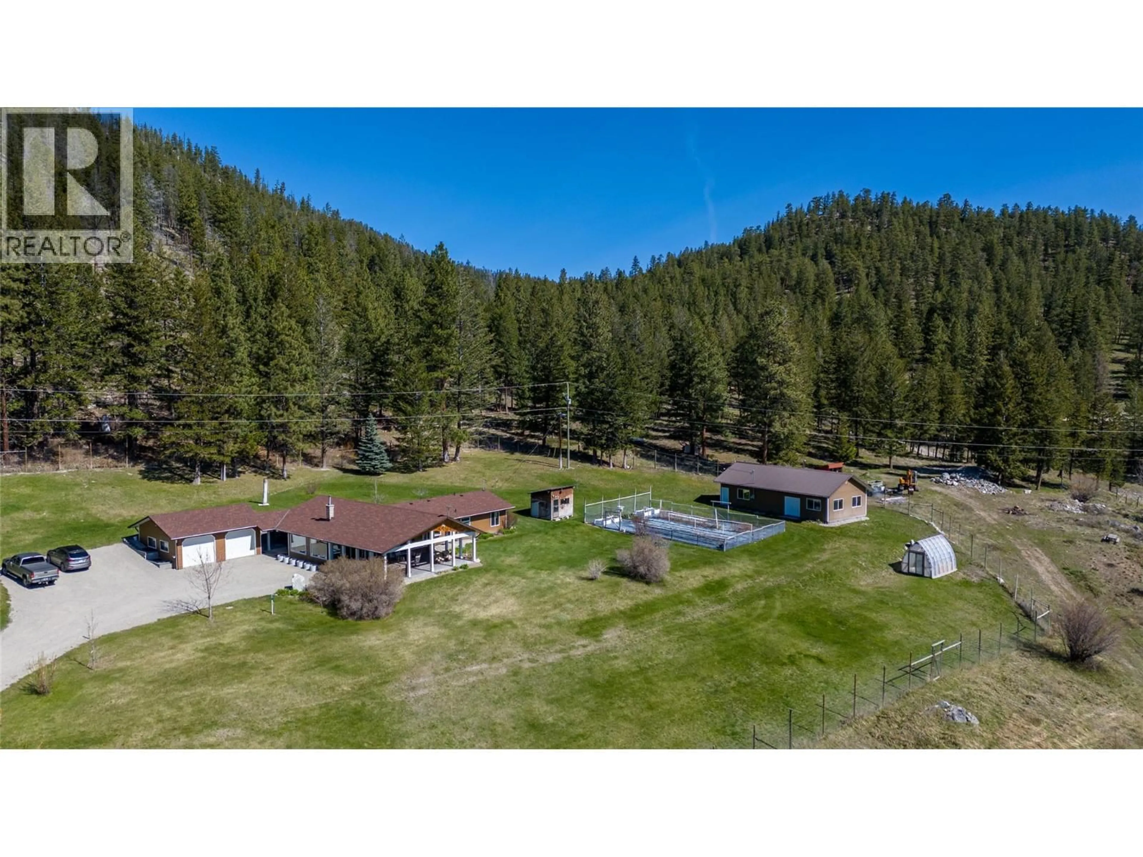 A pic from outside/outdoor area/front of a property/back of a property/a pic from drone, mountain view for 30 OSBORNE ROAD, Summerland British Columbia V0H1Z8