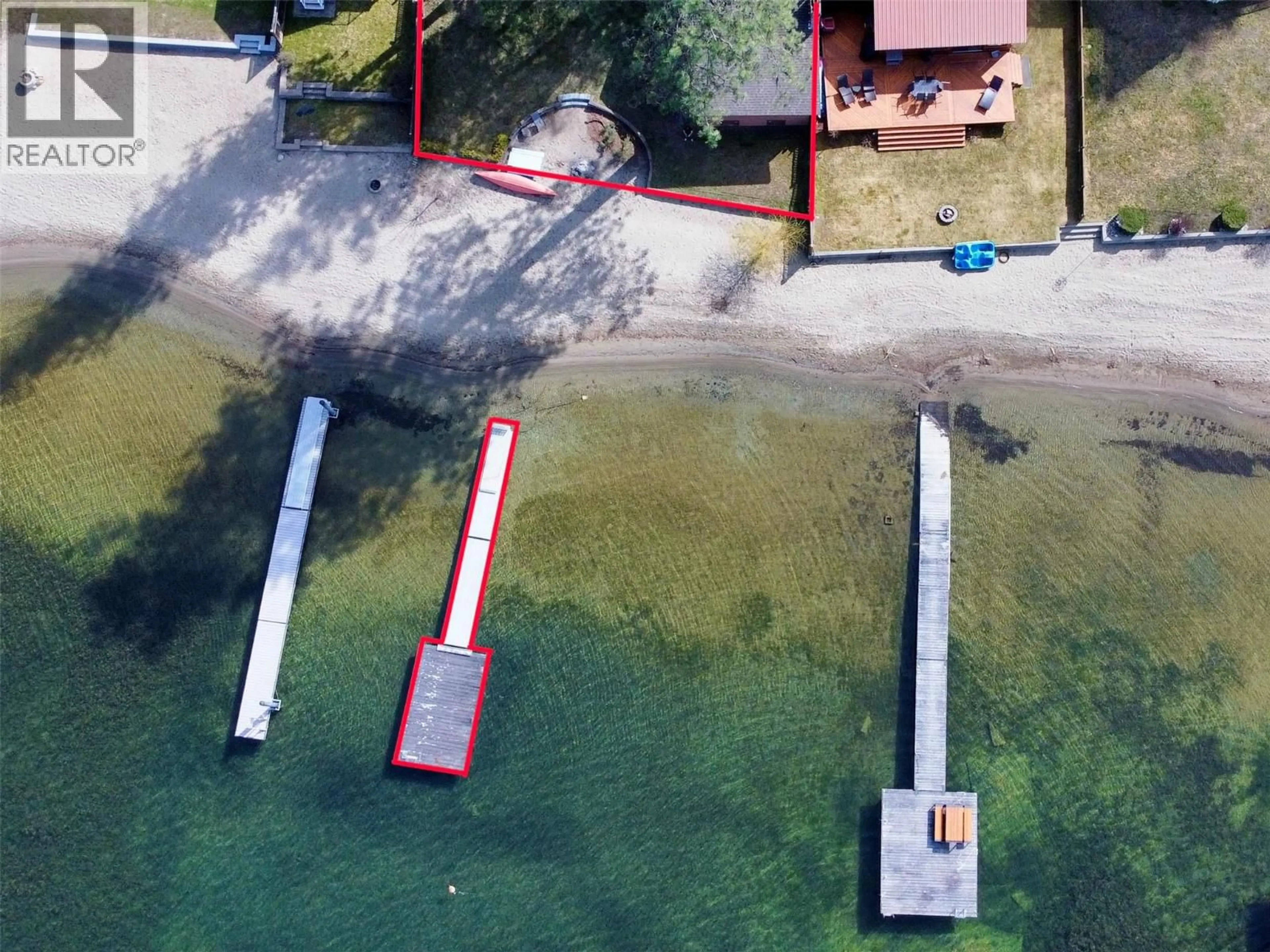 A pic from outside/outdoor area/front of a property/back of a property/a pic from drone, water/lake/river/ocean view for 70 SANDNER ROAD, Christina Lake British Columbia V0H1E0