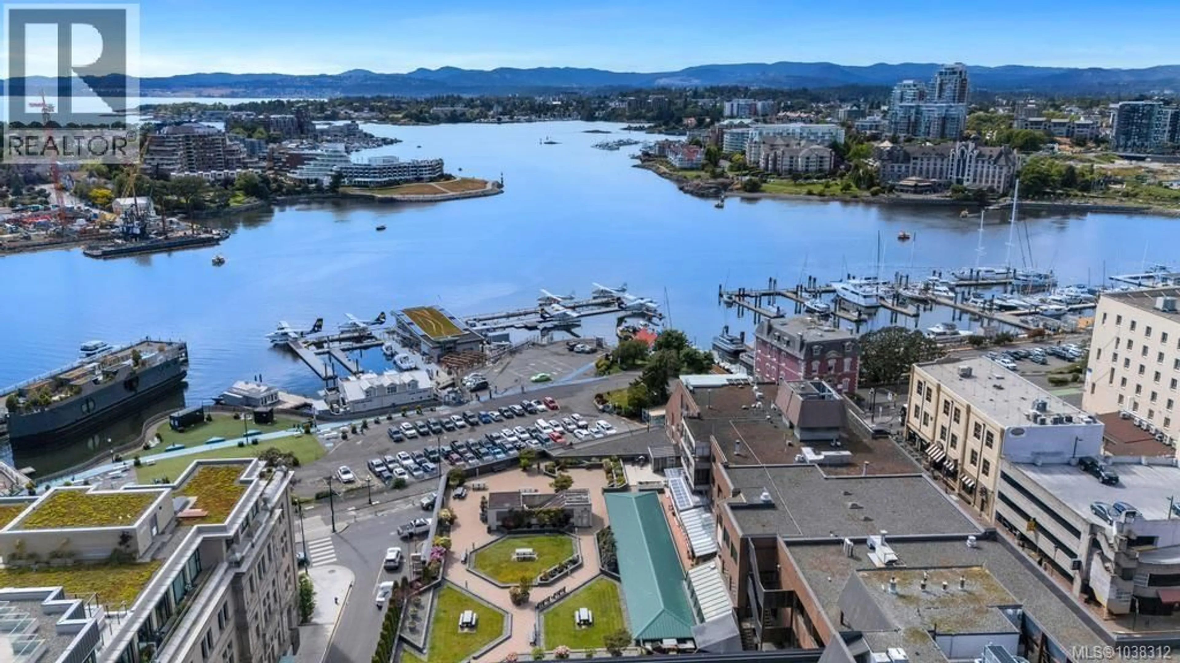 A pic from outside/outdoor area/front of a property/back of a property/a pic from drone, water/lake/river/ocean view for 306 - 525 BROUGHTON STREET, Victoria British Columbia V8W3E2