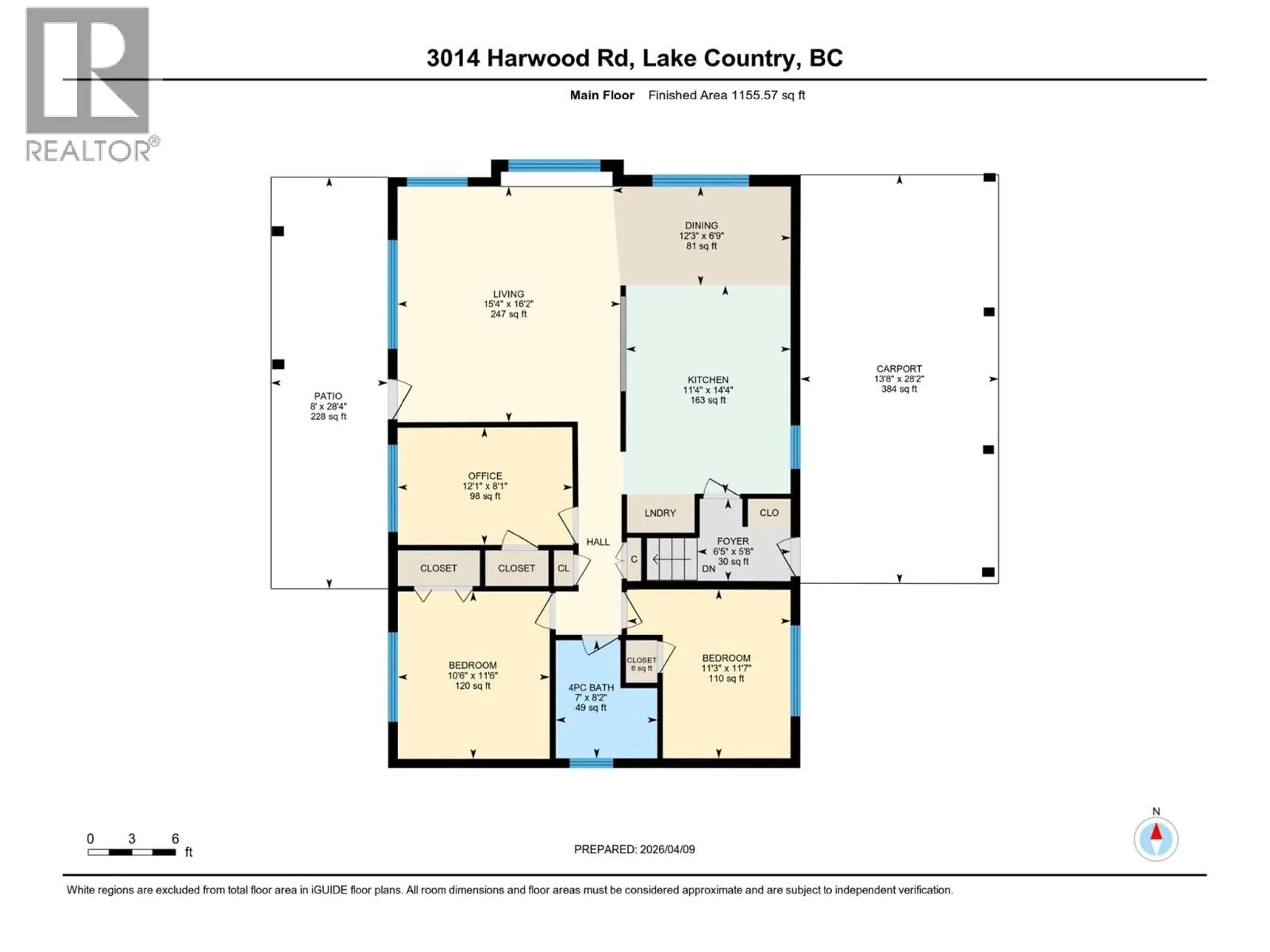 Floor plan for 3014 HARWOOD ROAD, Lake Country British Columbia V4V1M7