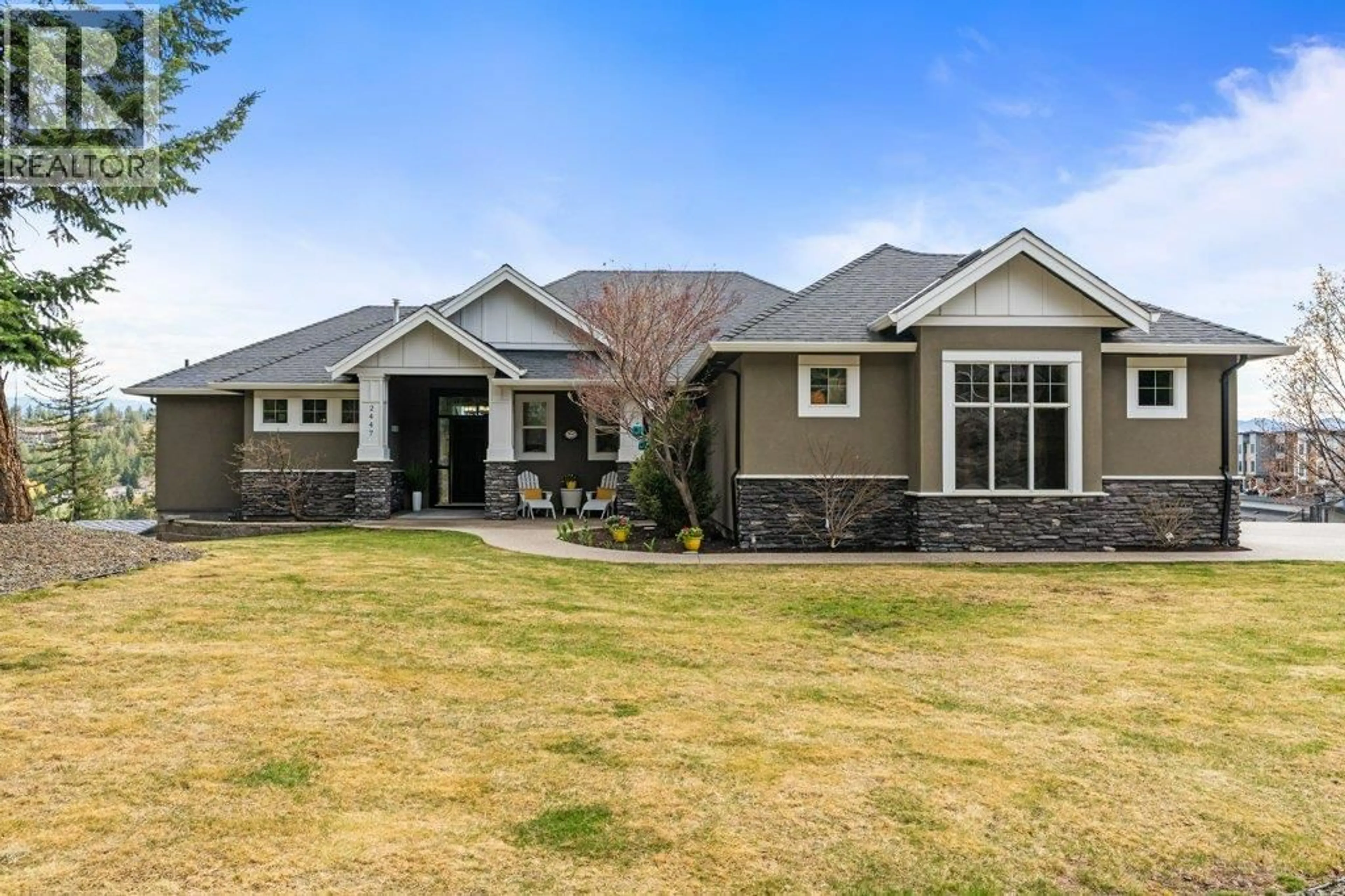 Home with brick exterior material, unknown for 2447 STONE GROVE CRESCENT, West Kelowna British Columbia V4T3A8