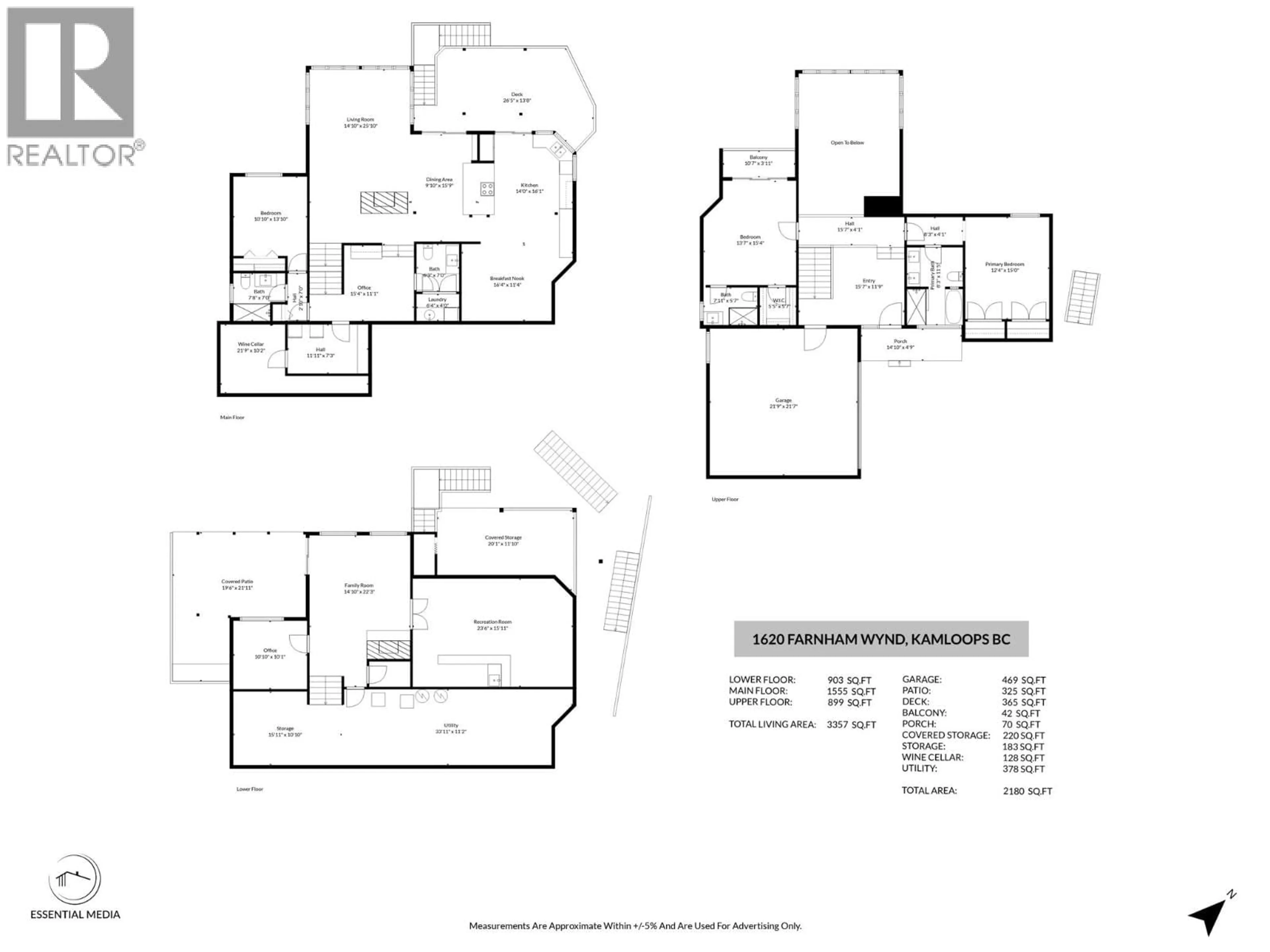 Floor plan for 1620 FARNHAM WYND, Kamloops British Columbia V2E1L7