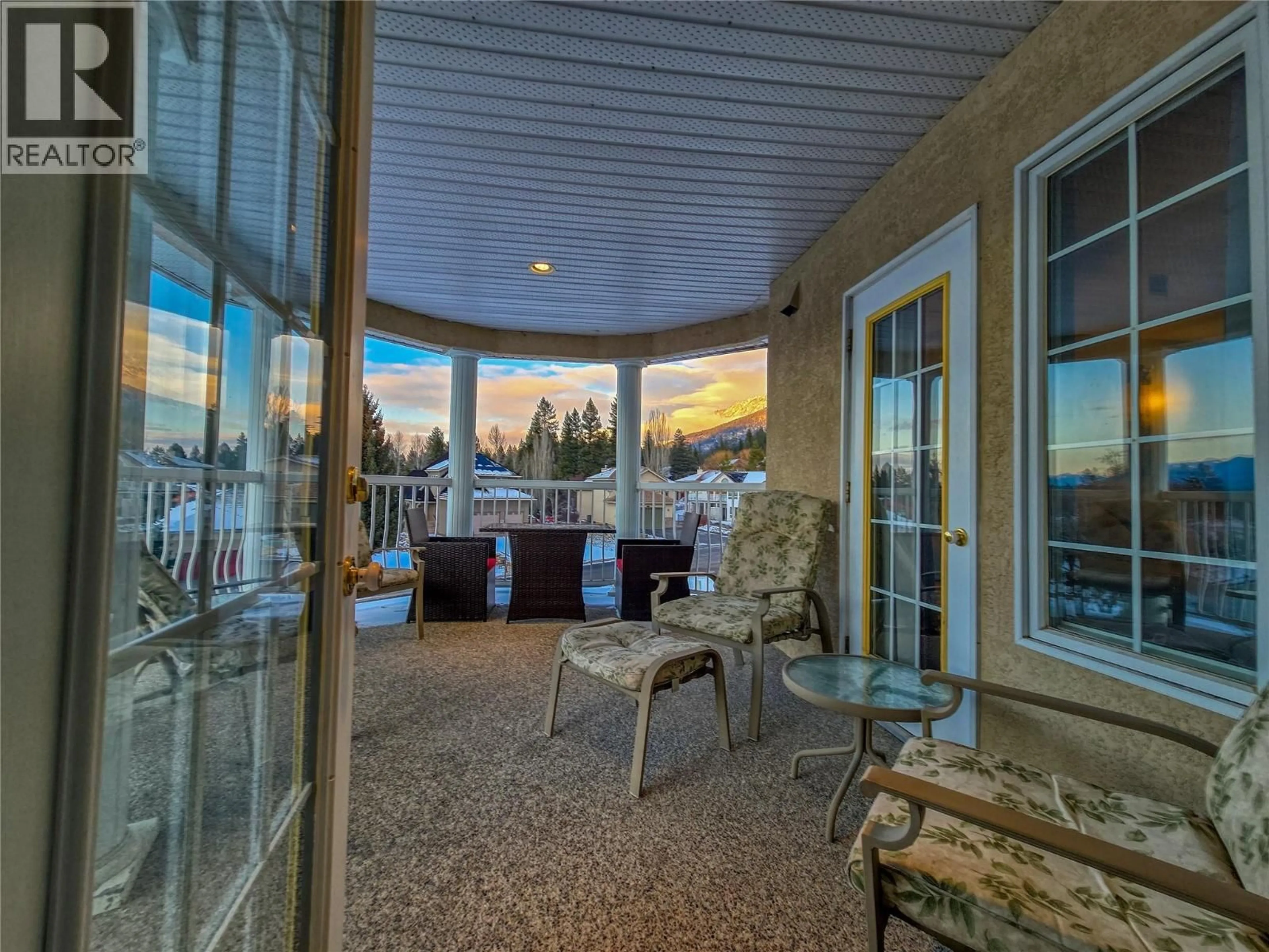Patio, water/lake/river/ocean view for 5012A - 5052 RIVERVIEW ROAD, Fairmont Hot Springs British Columbia V0B1L1