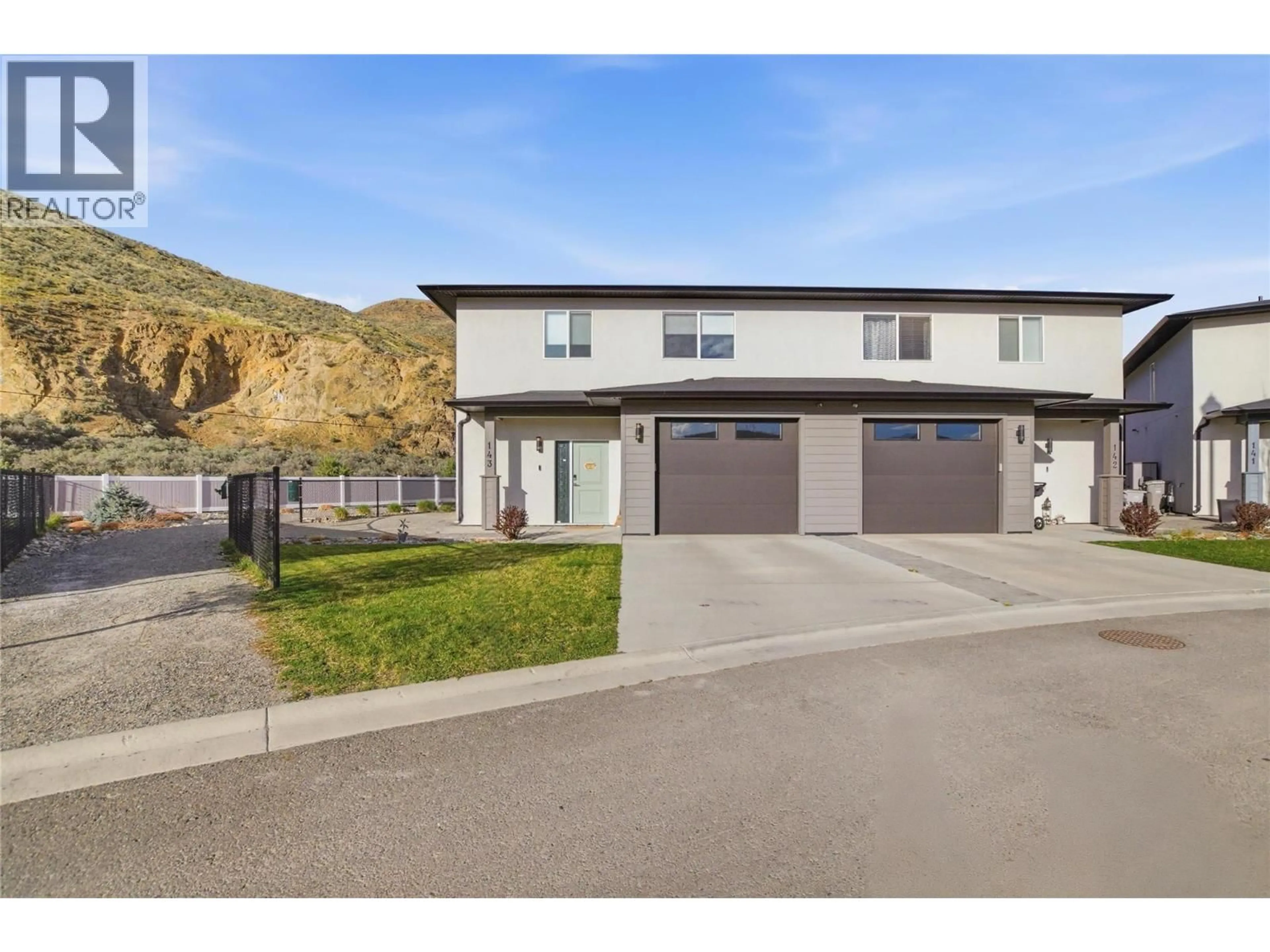 A pic from outside/outdoor area/front of a property/back of a property/a pic from drone, street for 143 - 2683 ORD ROAD, Kamloops British Columbia V2B0J2