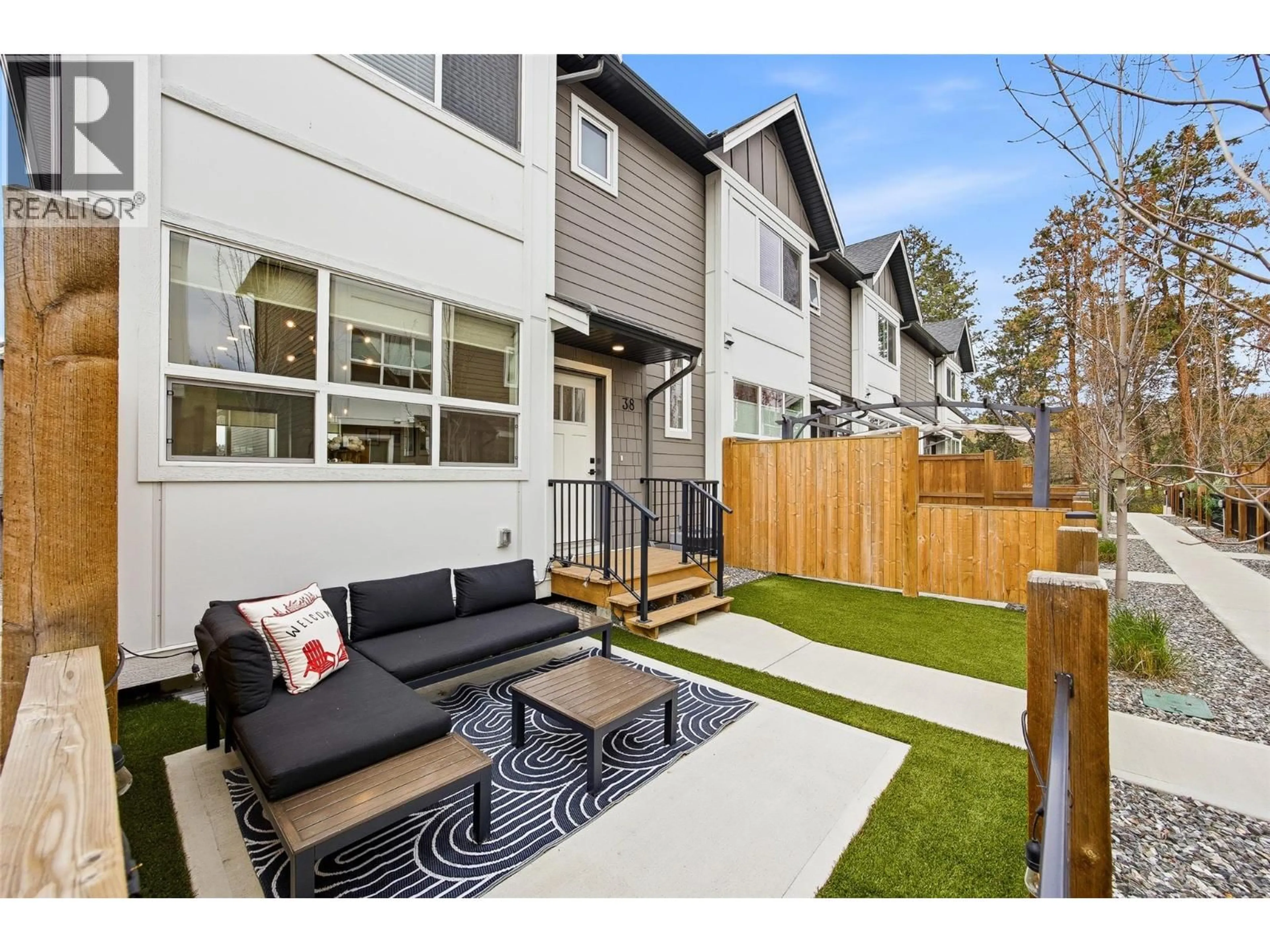 Patio, mountain view for 38 - 12075 OCEOLA ROAD, Lake Country British Columbia V4V0A7