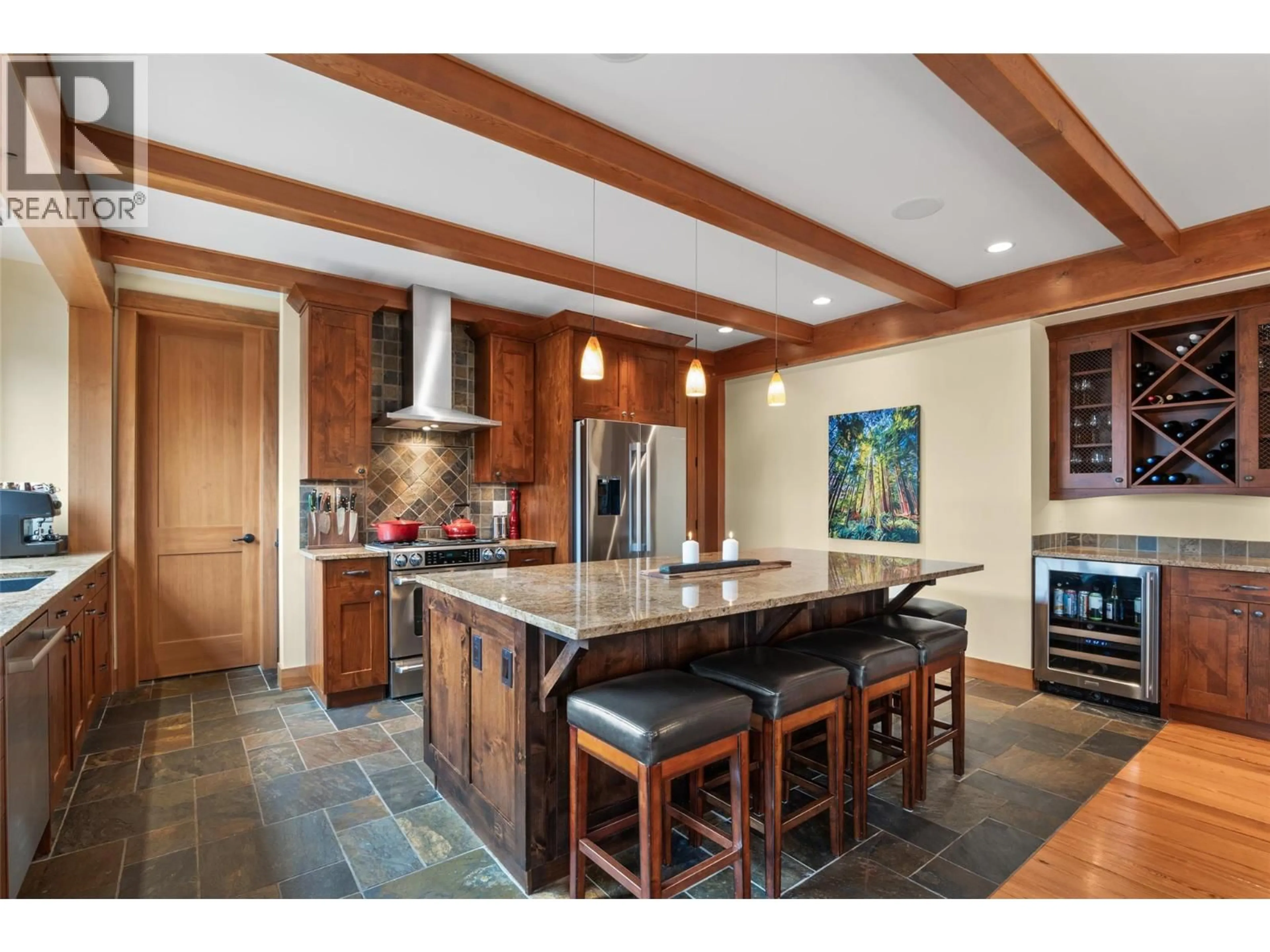 Open concept kitchen, ceramic/tile floor for 2217 SUNBURST DRIVE, Sun Peaks British Columbia V0E5N0