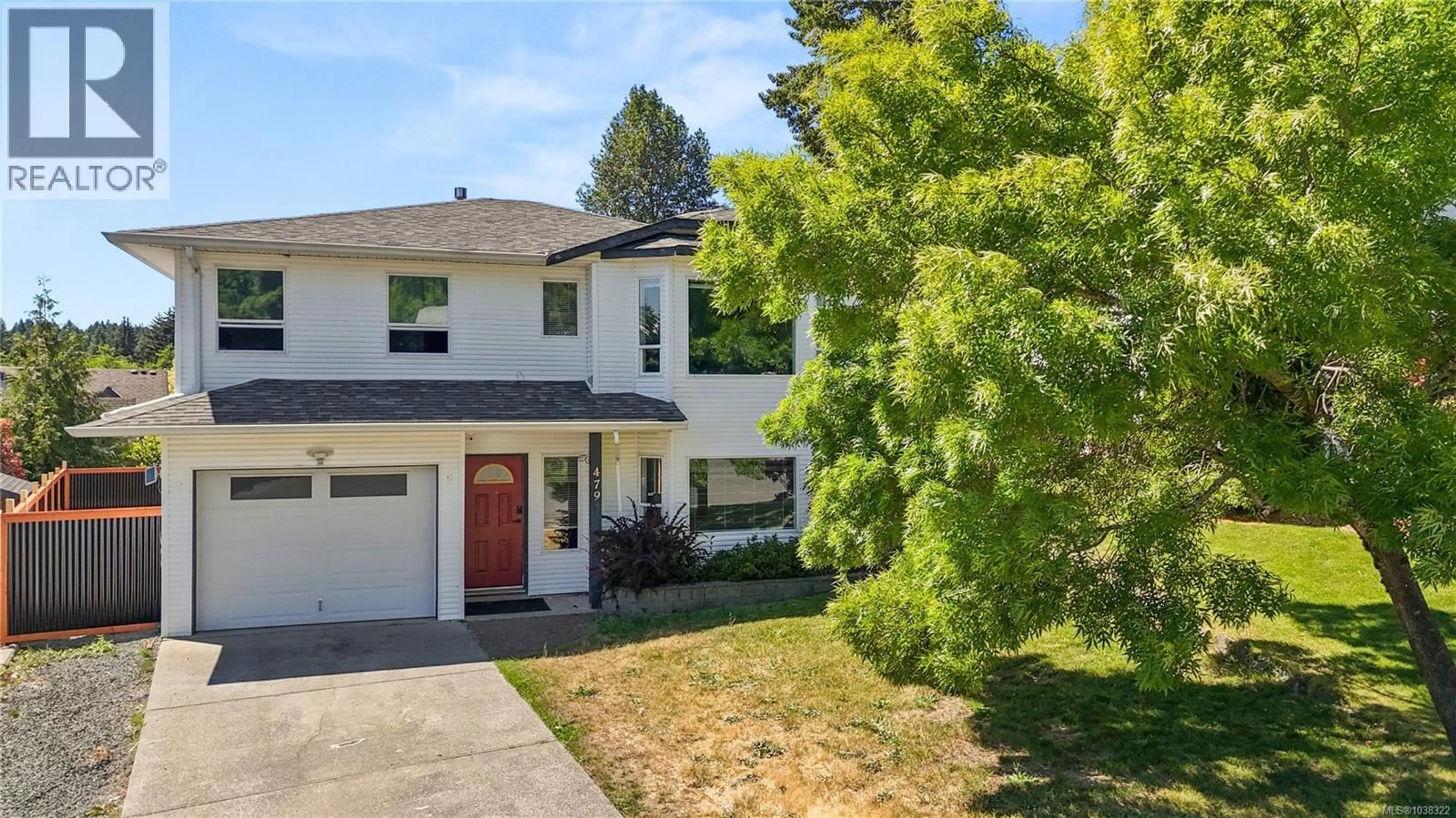 Home with vinyl exterior material, street for 479 CANDY LANE, Campbell River British Columbia V9W8B5