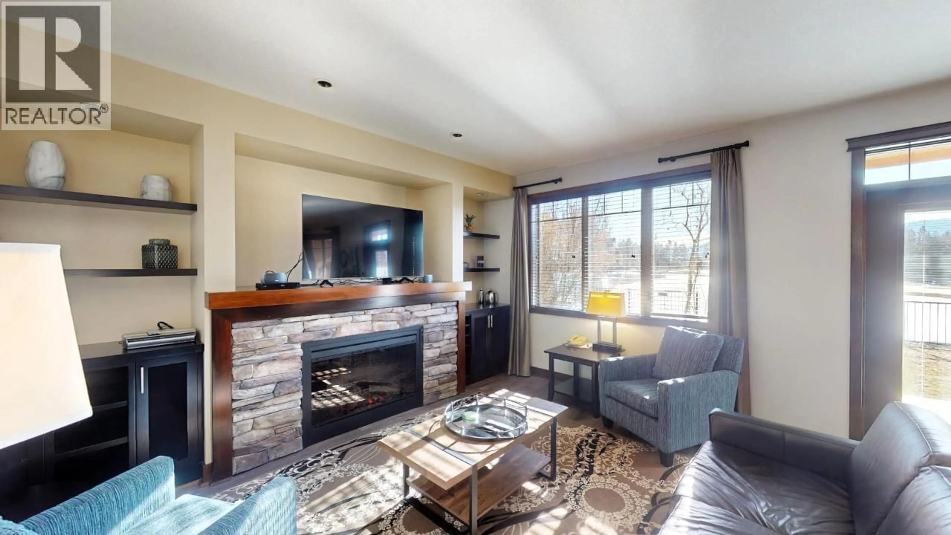 Living room with furniture, unknown for 813 B - 800 BIGHORN BOULEVARD, Radium Hot Springs British Columbia V0A1M0