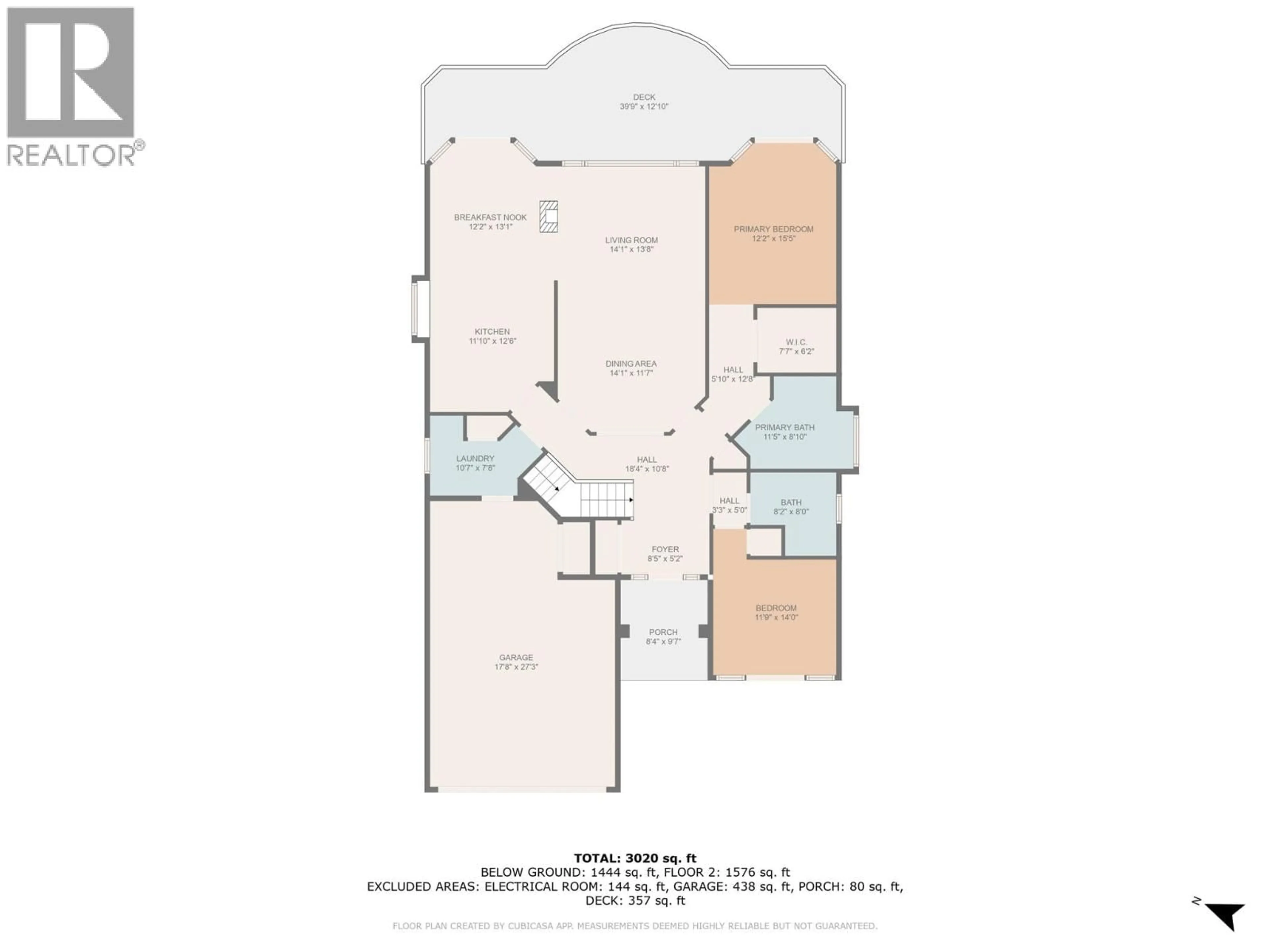 Floor plan for 4141 GALLAGHERS BOULEVARD SOUTH, Kelowna British Columbia V1W4V2