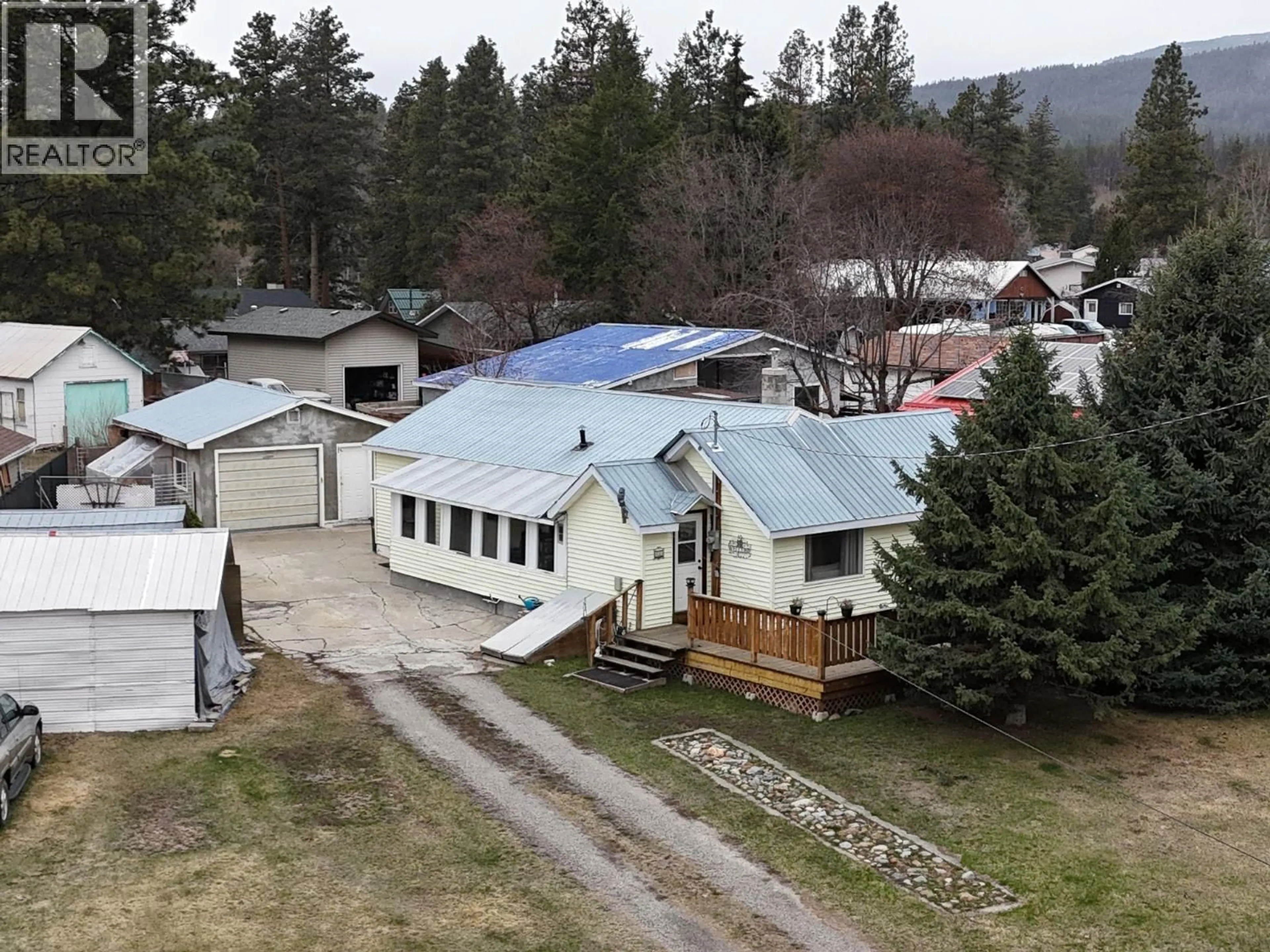 A pic from outside/outdoor area/front of a property/back of a property/a pic from drone, mountain view for 235 306TH AVENUE, Kimberley British Columbia V1A3G8