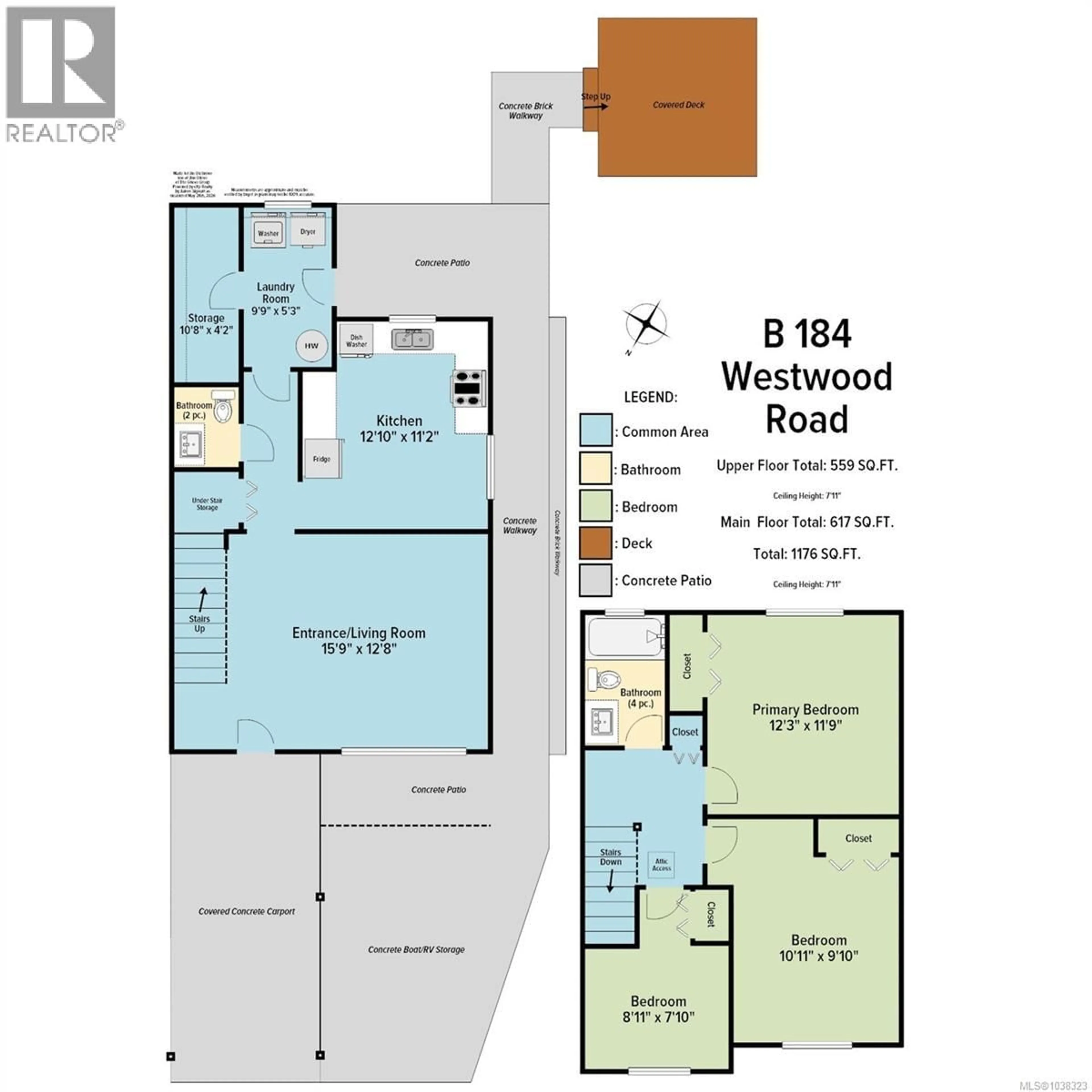 Floor plan for B - 184 WESTWOOD ROAD, Nanaimo British Columbia V9R6R8
