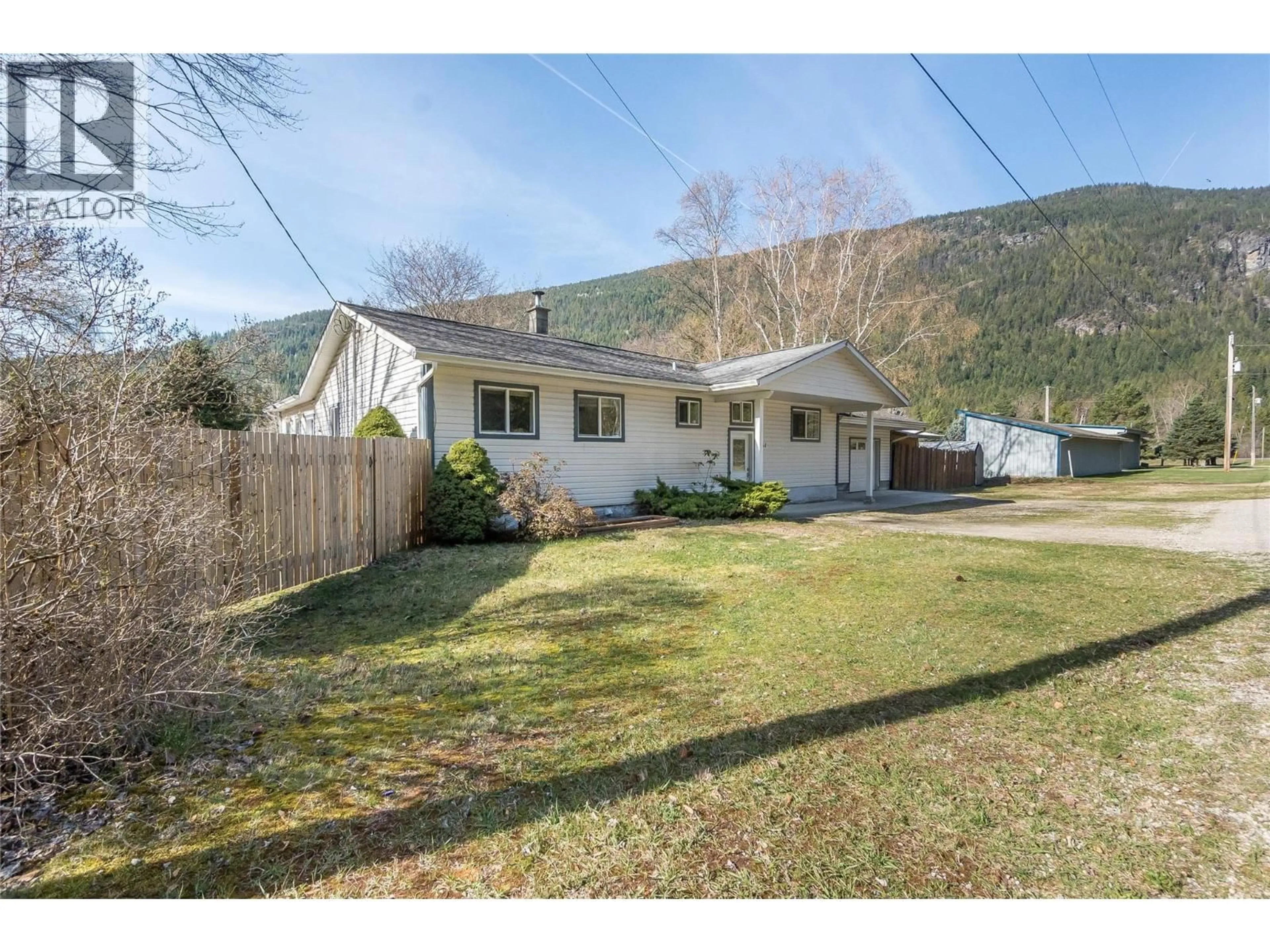 A pic from outside/outdoor area/front of a property/back of a property/a pic from drone, mountain view for 2451 CUNNINGHAM ROAD, Slocan Park British Columbia V0G2E0