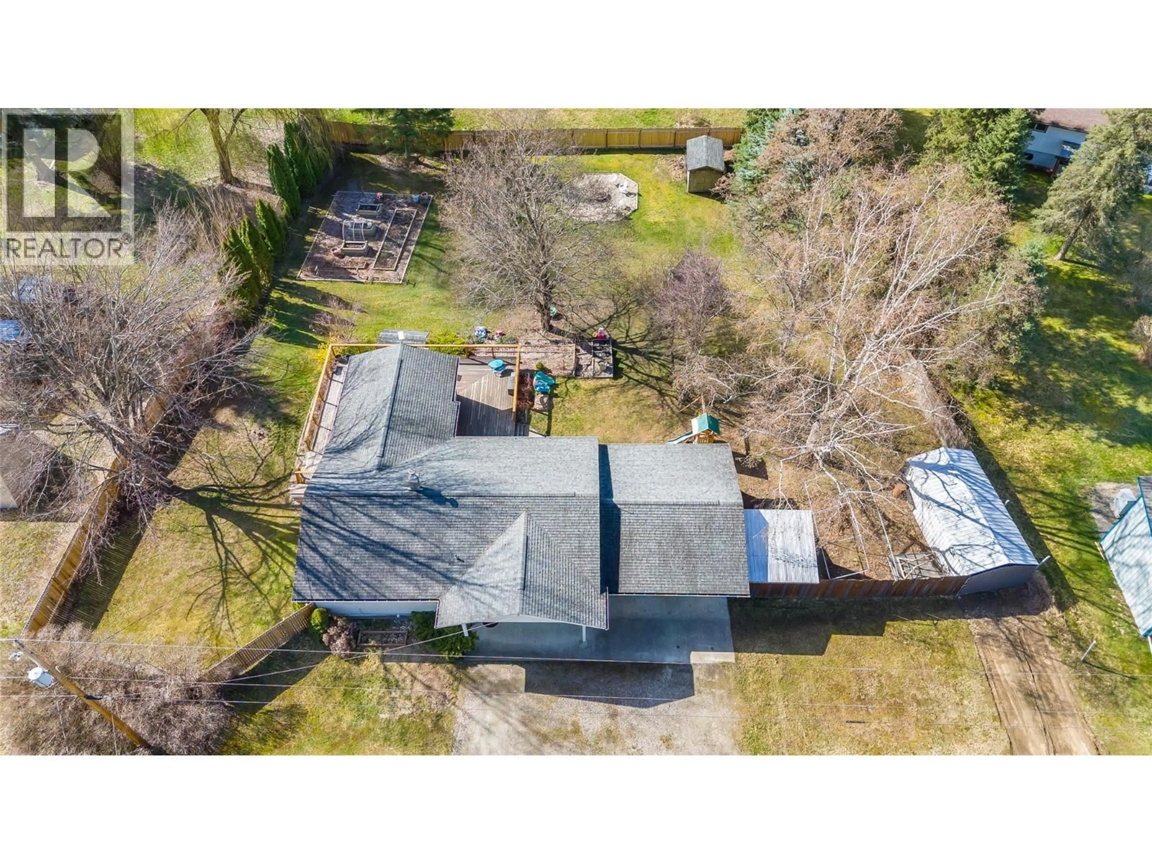 A pic from outside/outdoor area/front of a property/back of a property/a pic from drone, building for 2451 CUNNINGHAM ROAD, Slocan Park British Columbia V0G2E0