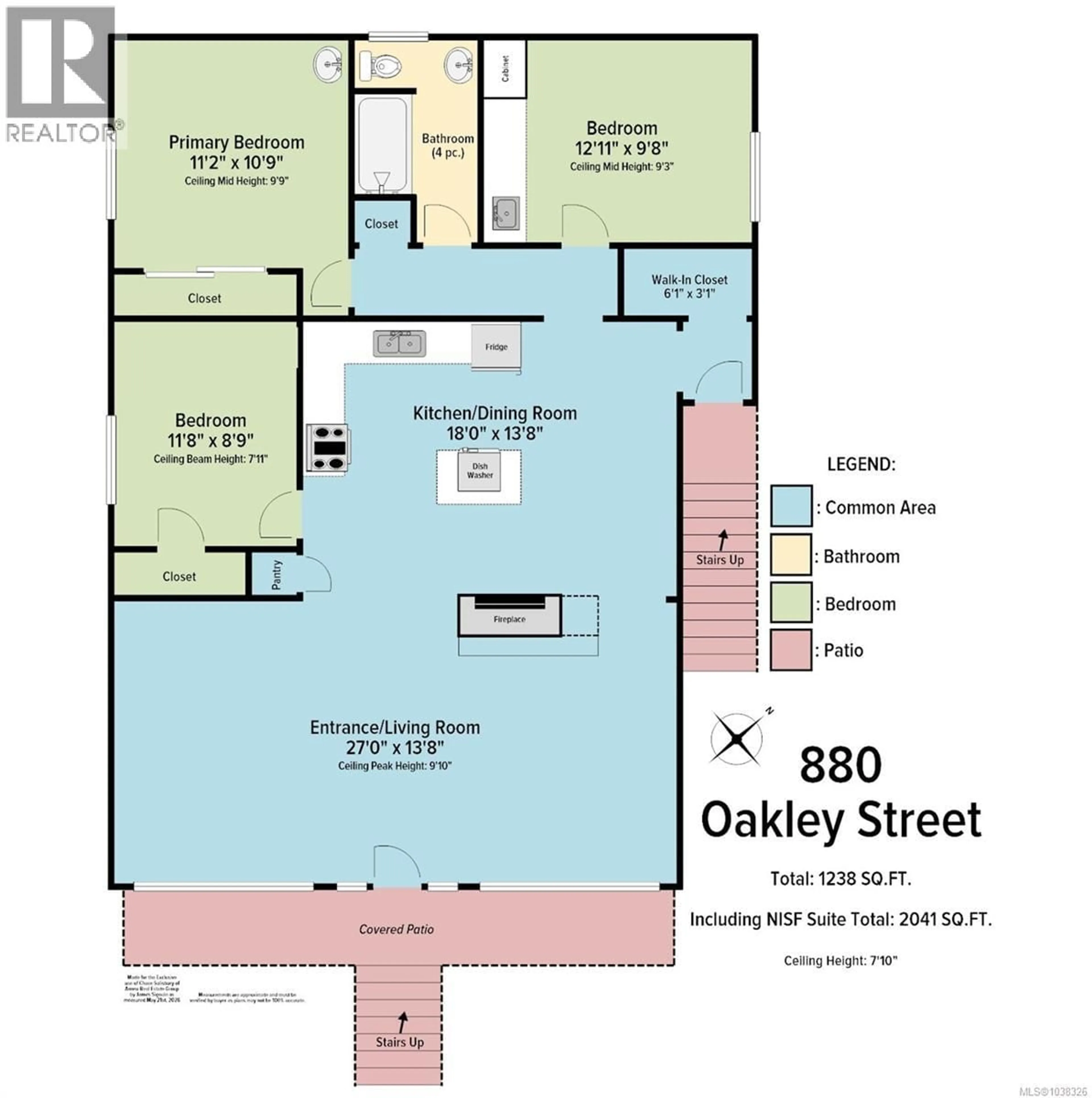 Floor plan for 880 OAKLEY STREET, Nanaimo British Columbia V9S2A2
