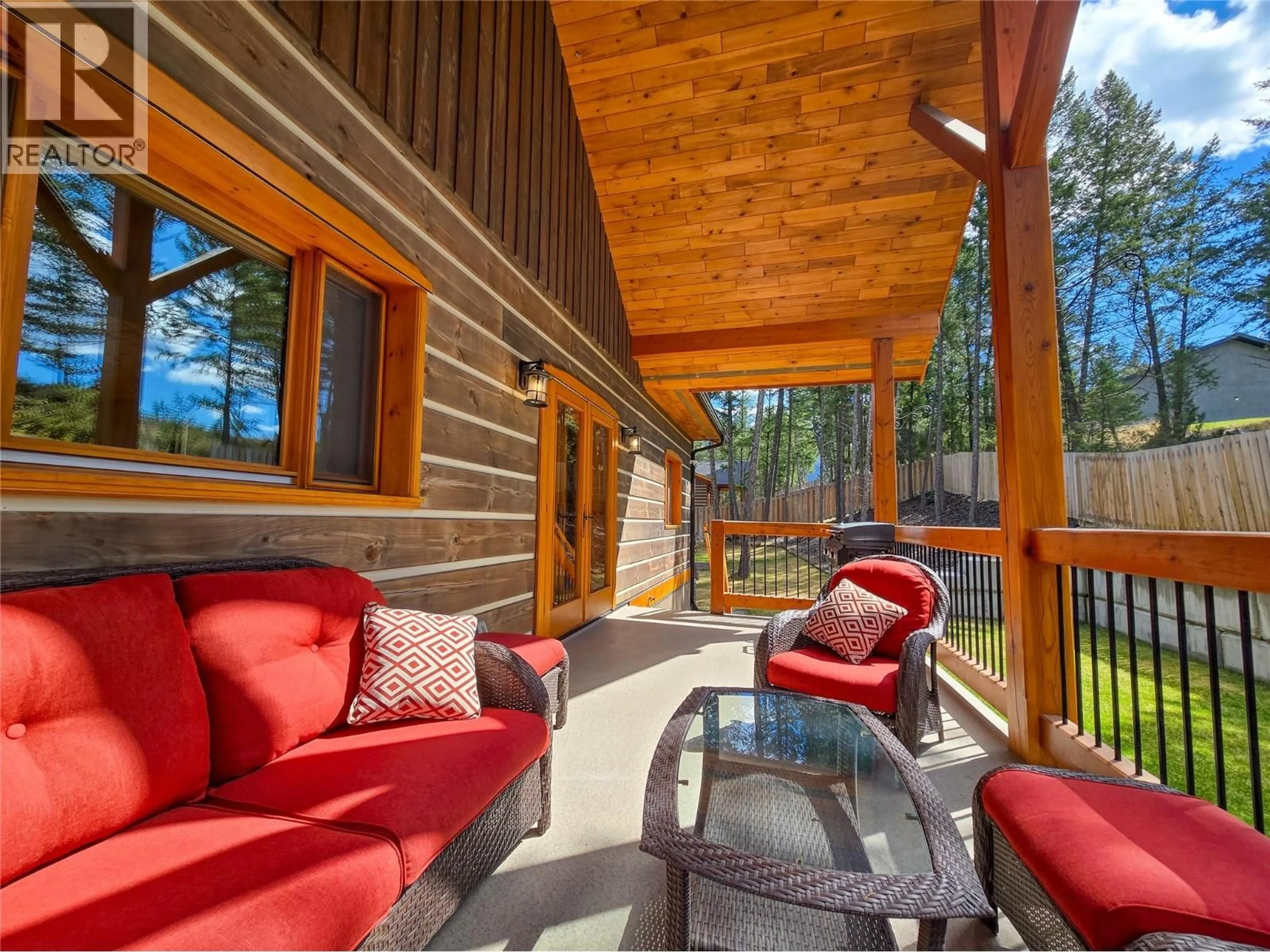 Patio, forest/trees view for 983 SWANSEA VIEW ROAD, Invermere British Columbia V0A1K3