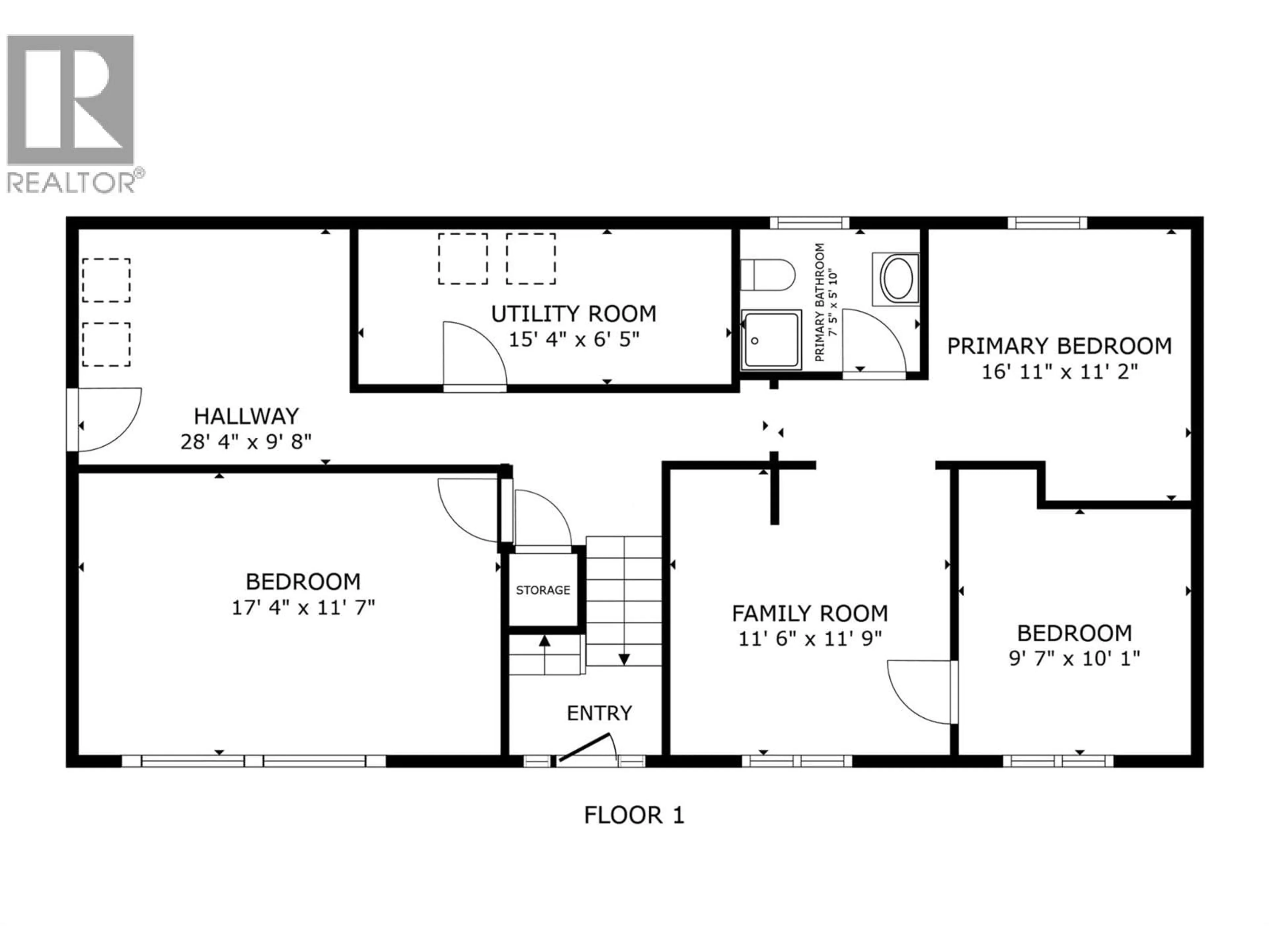 Floor plan for 575 STIRLING ROAD, Kelowna British Columbia V1X3X4