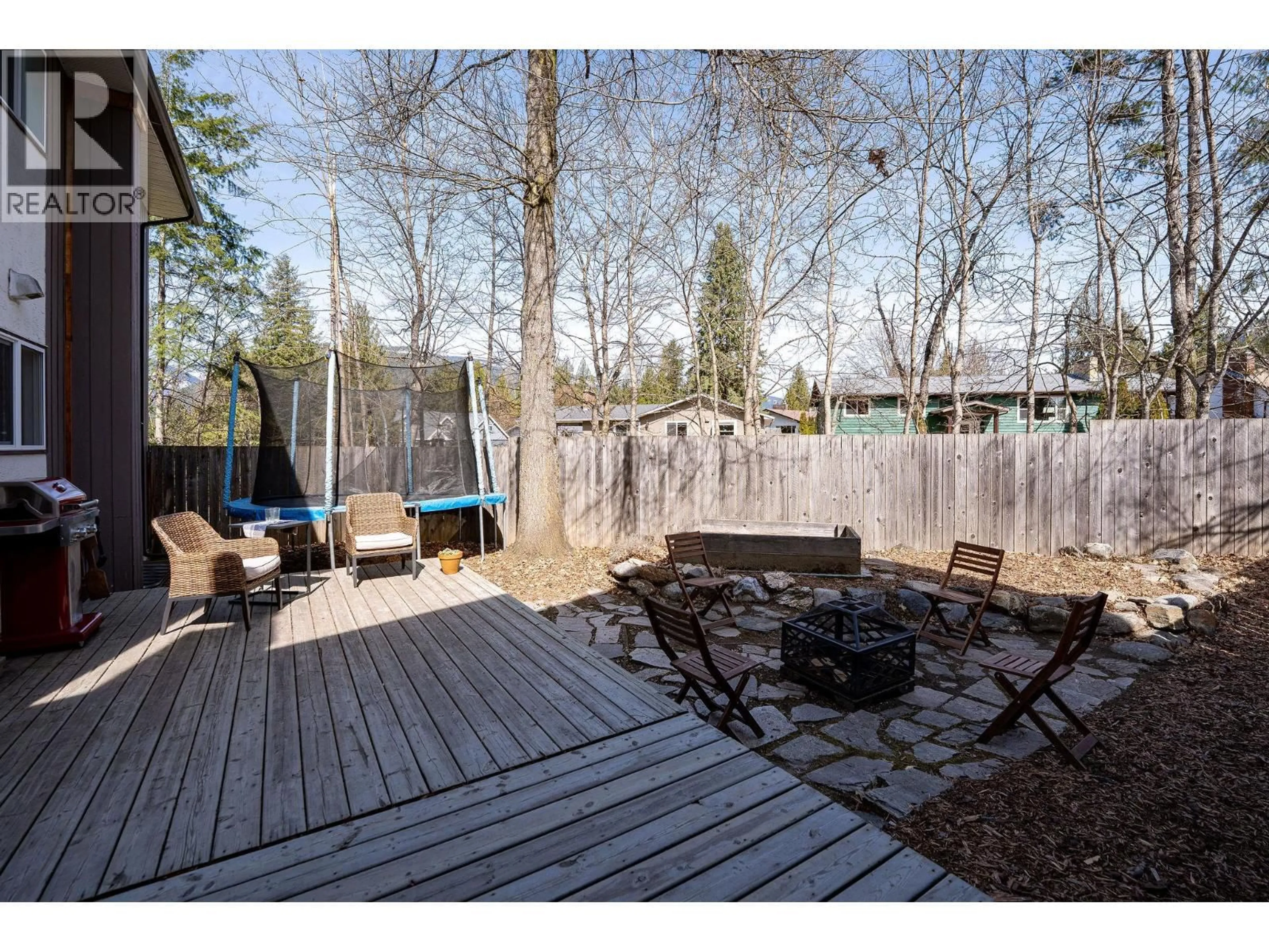 Patio, forest/trees view for 1900 JADE PLACE, Revelstoke British Columbia V0E2S0