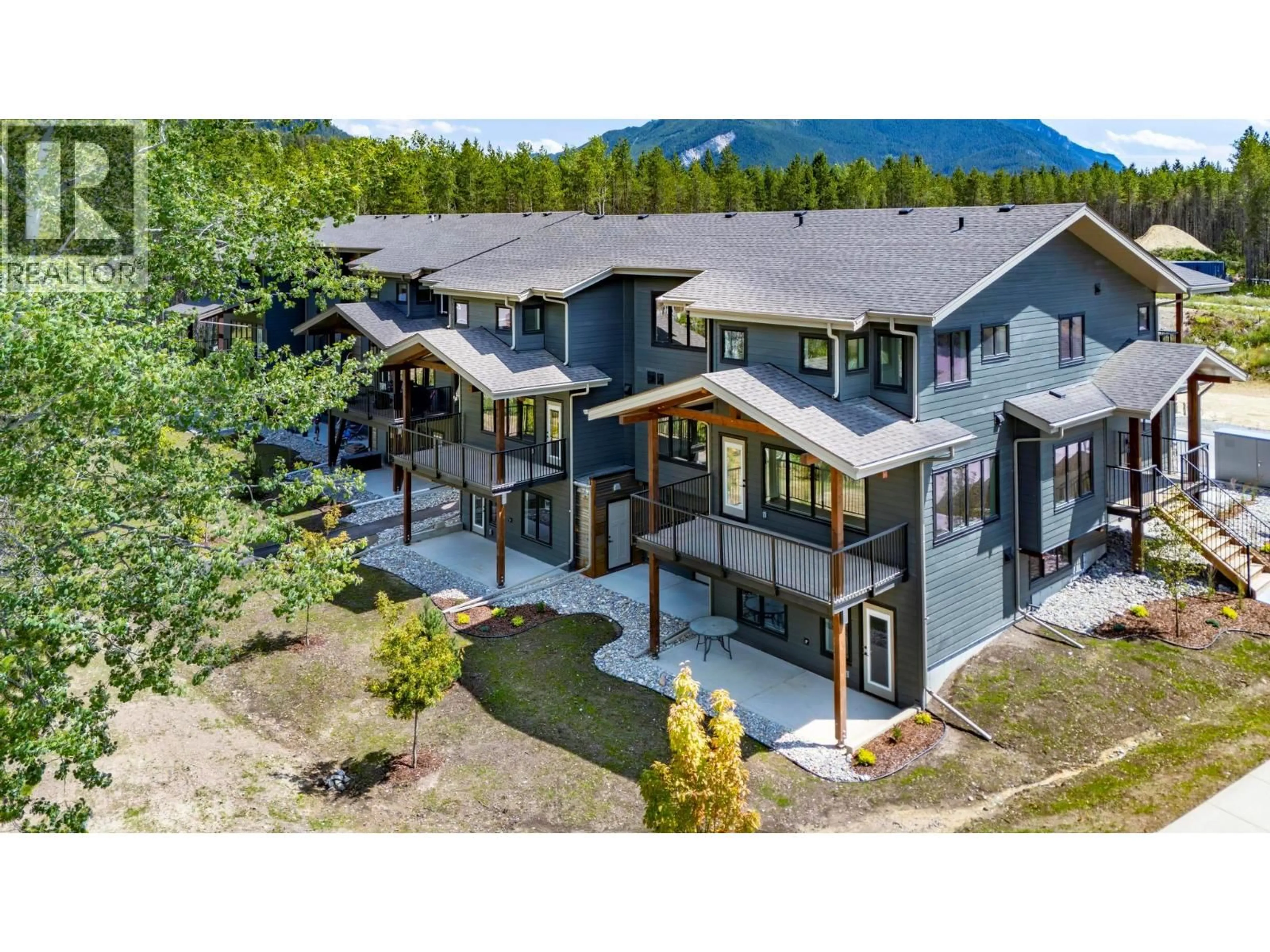 A pic from outside/outdoor area/front of a property/back of a property/a pic from drone, mountain view for 2 - 1444 GRANITE DRIVE, Golden British Columbia V0A1H0