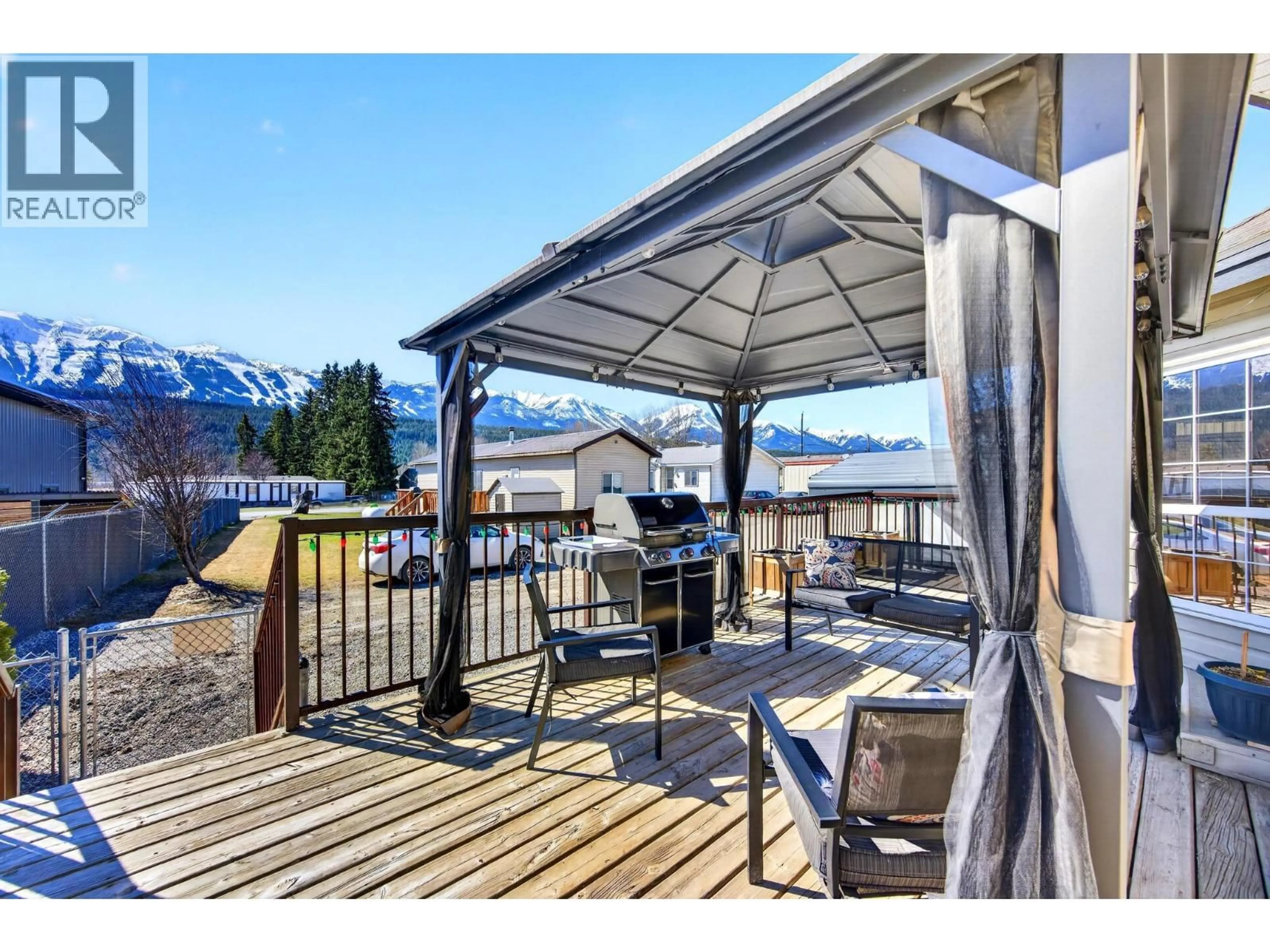 Patio, mountain view for 91 - 1036 11TH STREET NORTH, Golden British Columbia V0A1H0