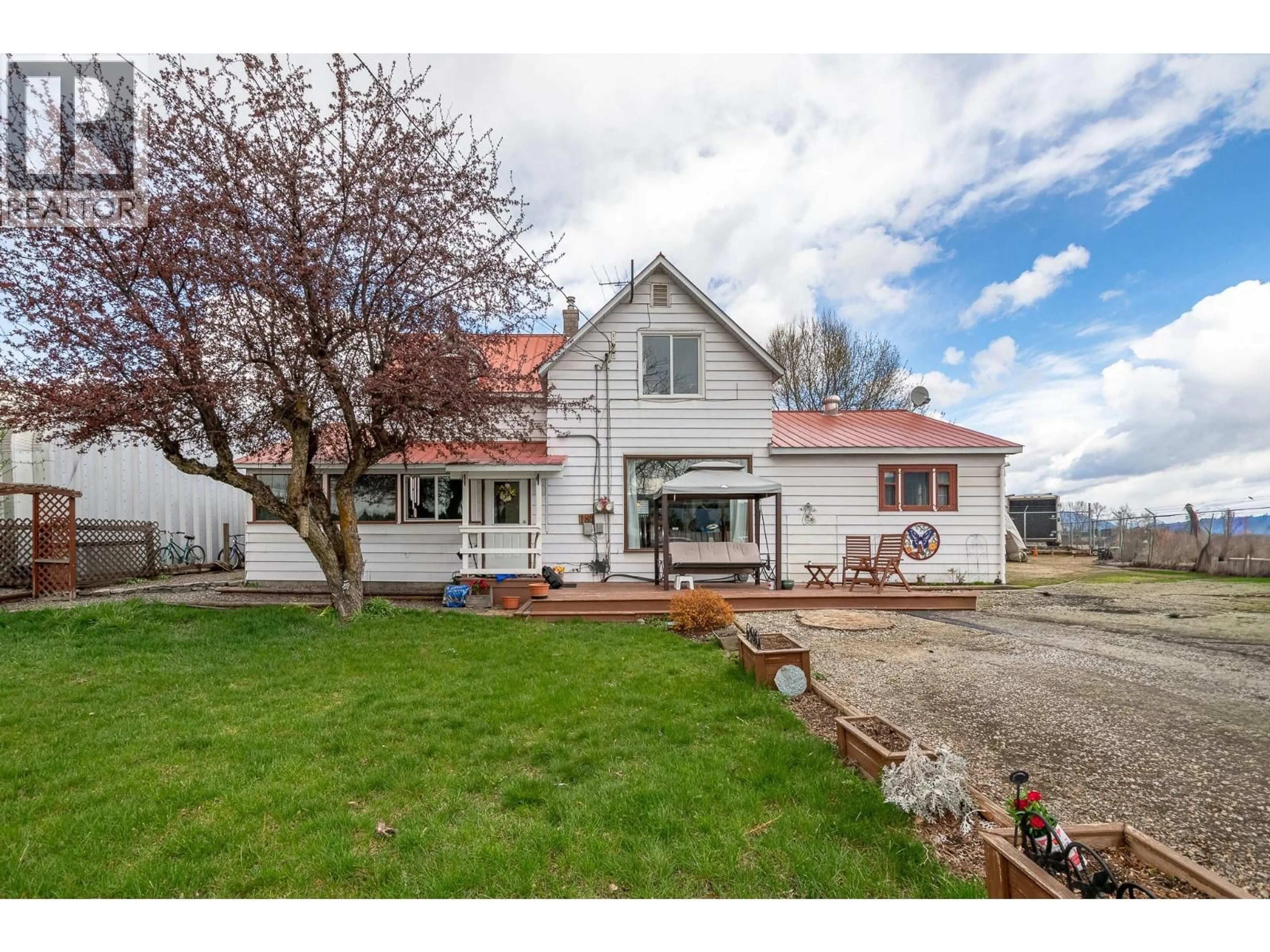 A pic from outside/outdoor area/front of a property/back of a property/a pic from drone, unknown for 189 BRICKYARD ROAD, Enderby British Columbia V4Y4B6