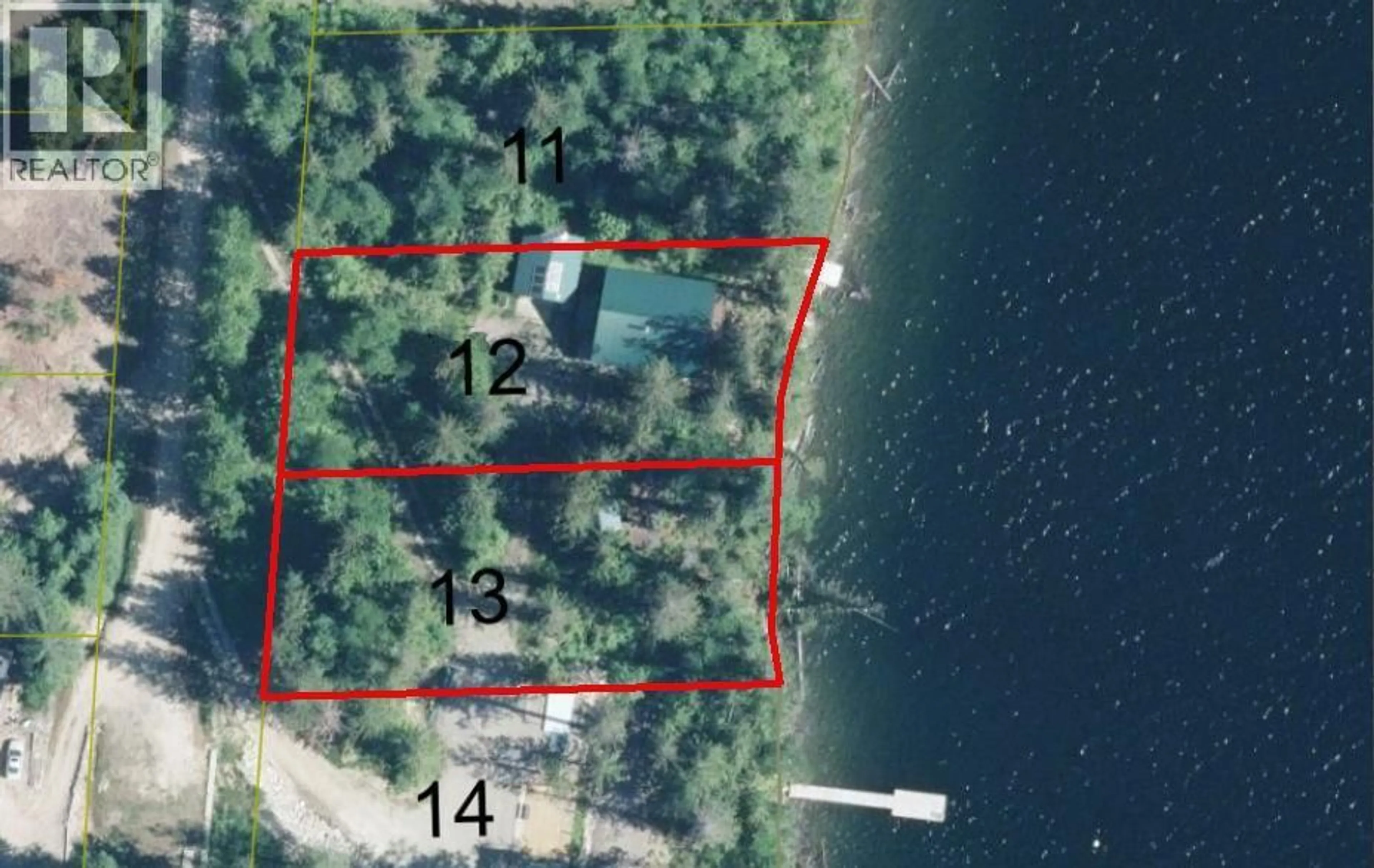 A pic from outside/outdoor area/front of a property/back of a property/a pic from drone, water/lake/river/ocean view for 12 & 13 - 9000 SEYMOUR ARM MAIN FSR OTHER, Seymour Arm British Columbia V0E1M0