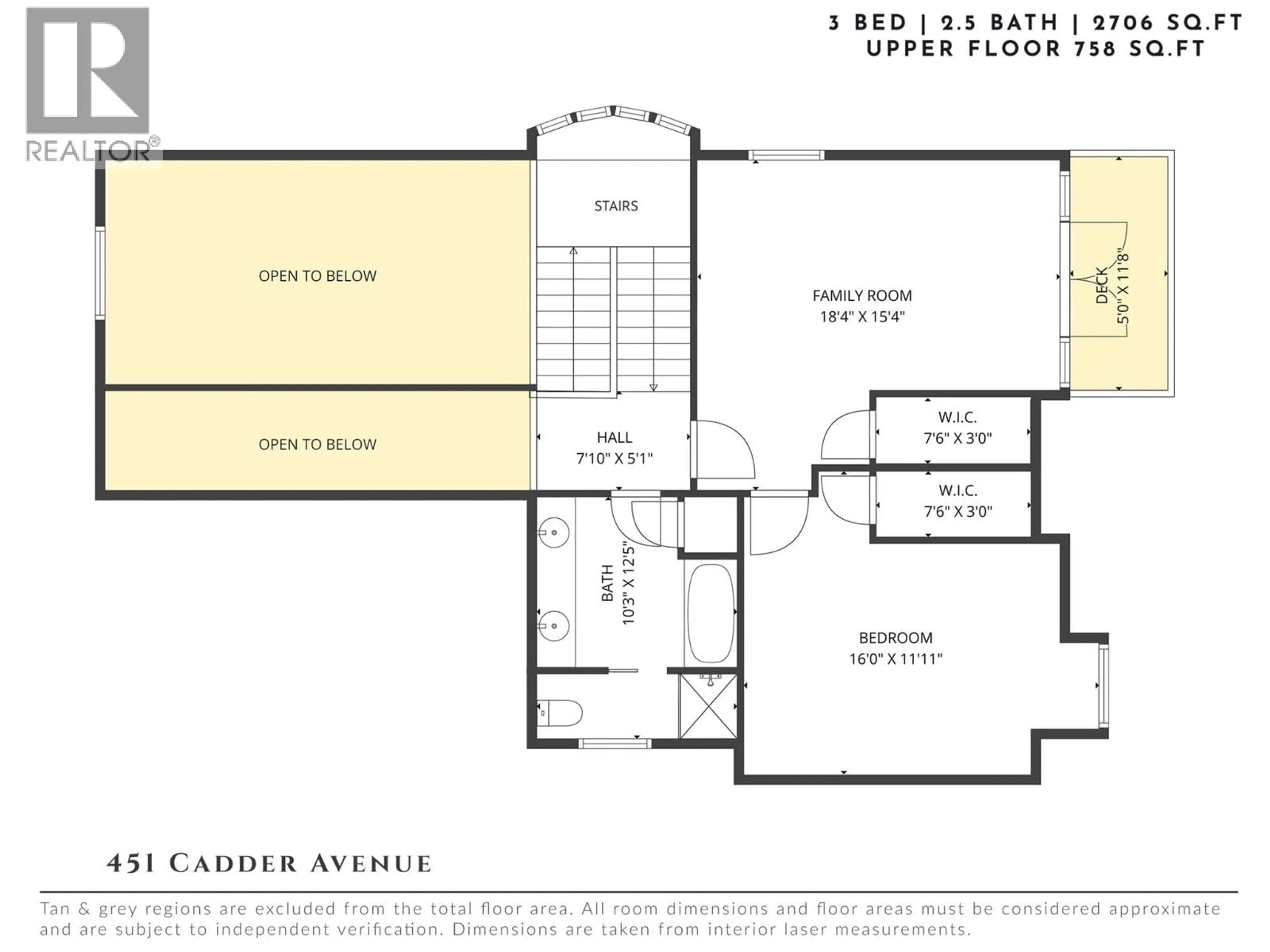 Floor plan for 451 CADDER AVENUE, Kelowna British Columbia V1Y5N2