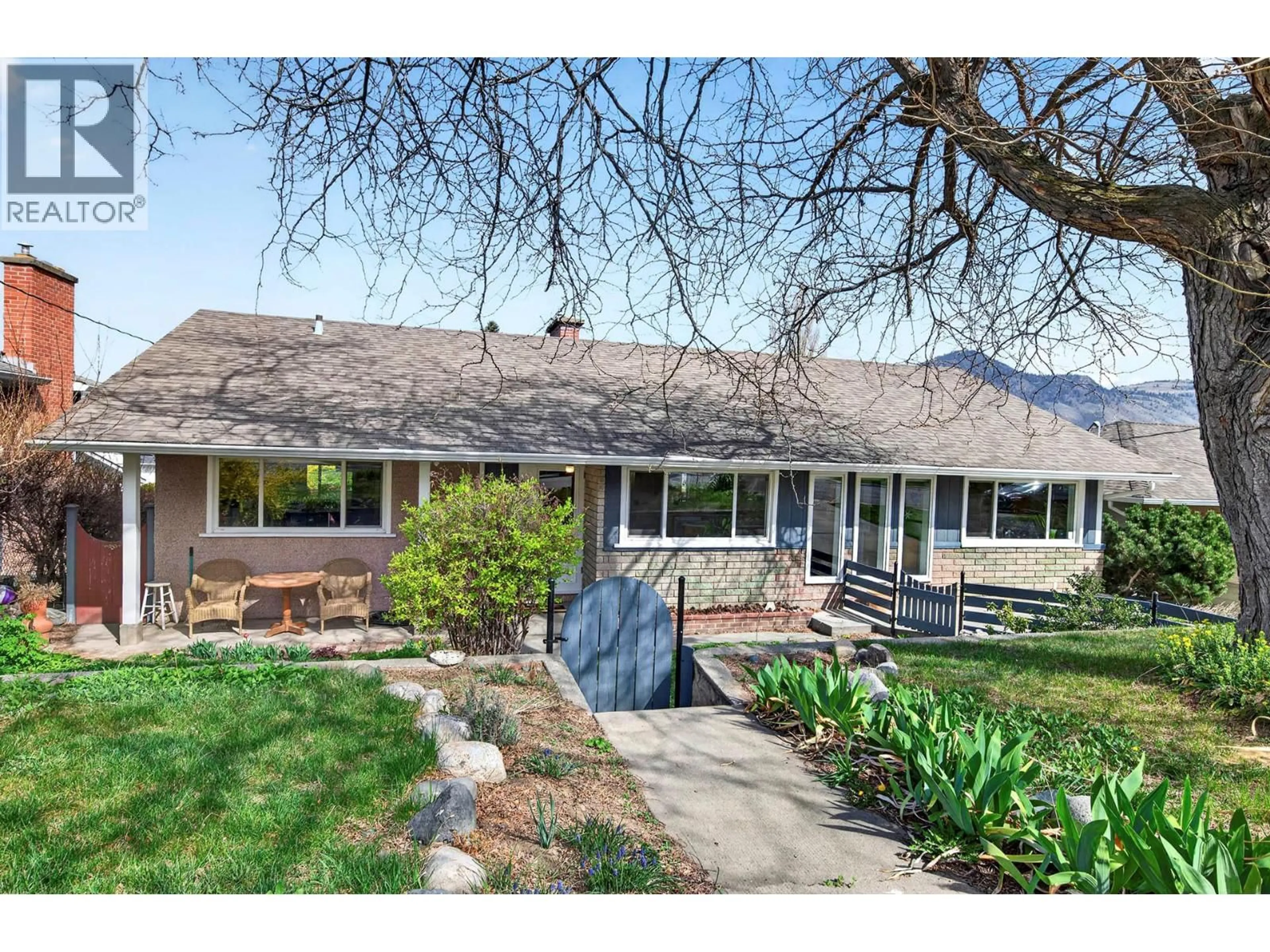 A pic from outside/outdoor area/front of a property/back of a property/a pic from drone, mountain view for 640 FRASER STREET, Kamloops British Columbia V2C3H2