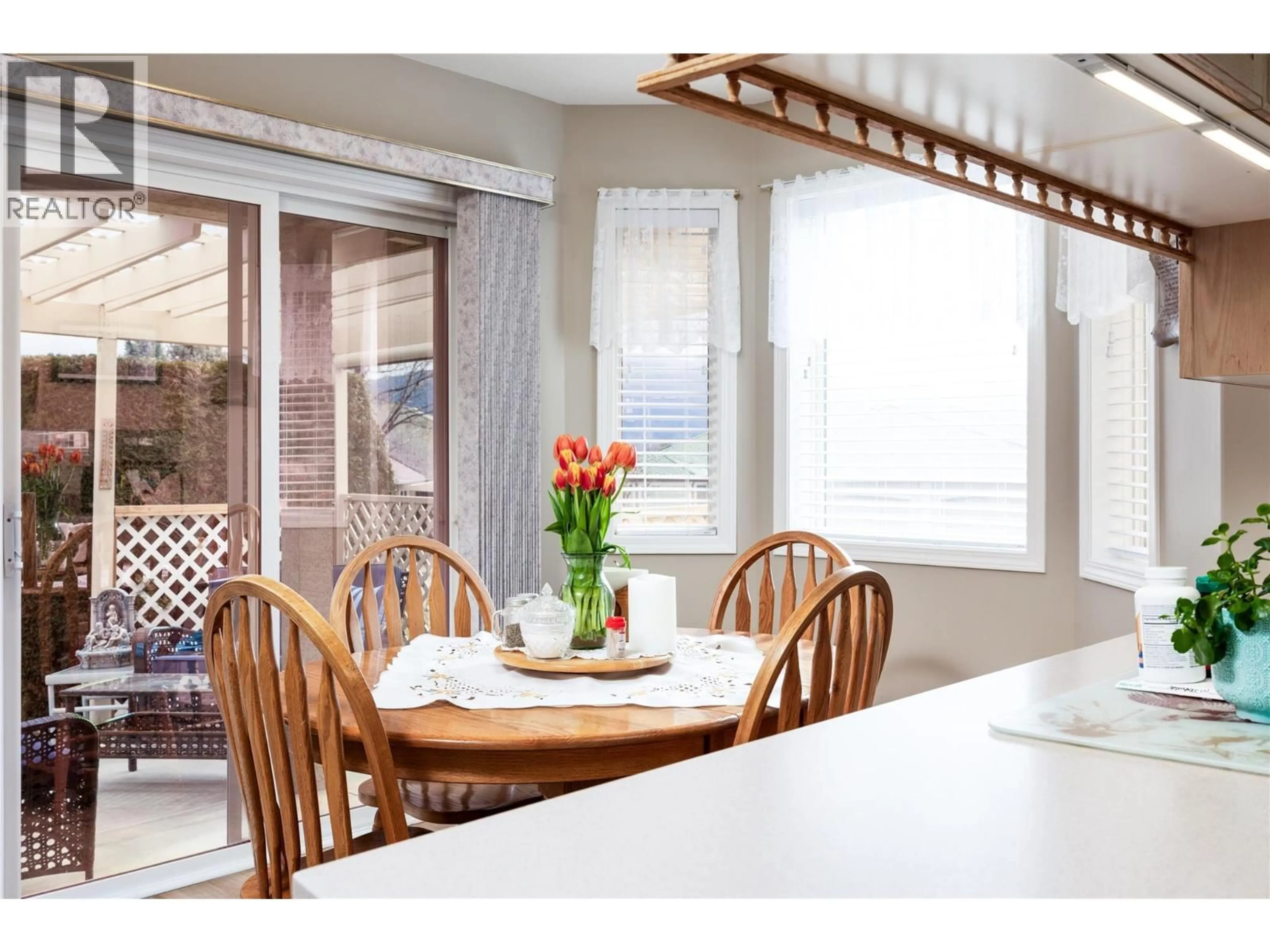 Dining room, wood/laminate floor for 128 - 2250 LOUIE DRIVE, Westbank British Columbia V4T2M6