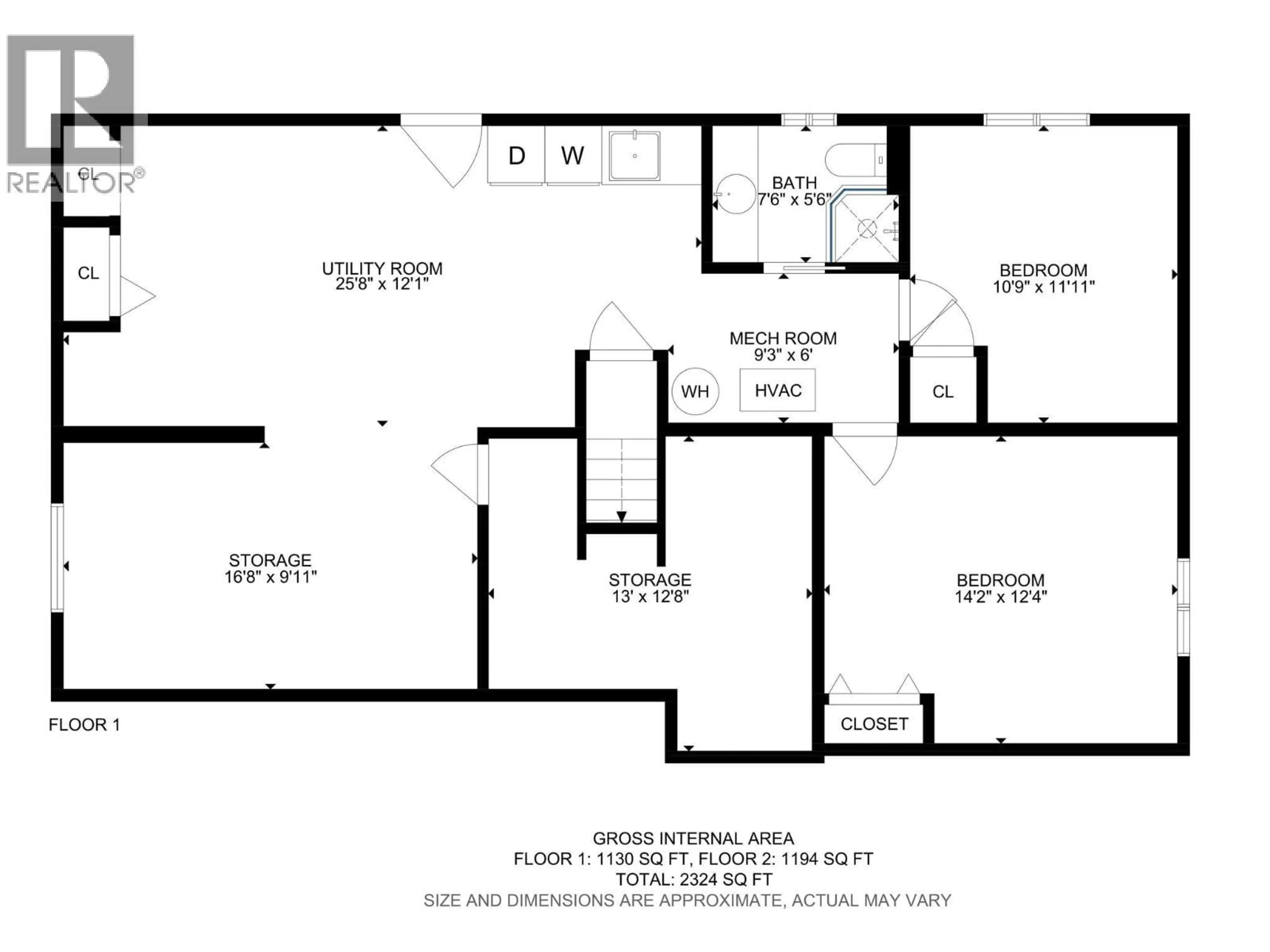Floor plan for 1437 ASPEN COURT, Kelowna British Columbia V1Y3R3