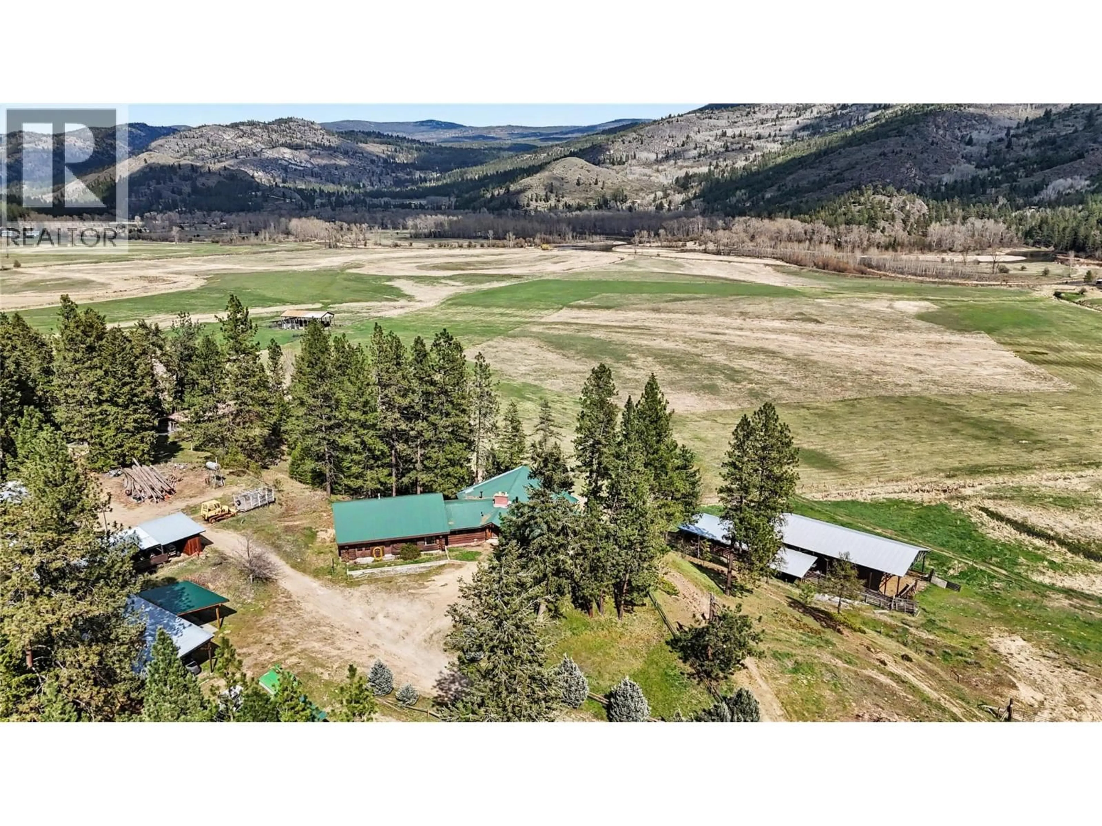 A pic from outside/outdoor area/front of a property/back of a property/a pic from drone, mountain view for 8810 NORTH FORK ROAD, Grand Forks British Columbia V0H1H2