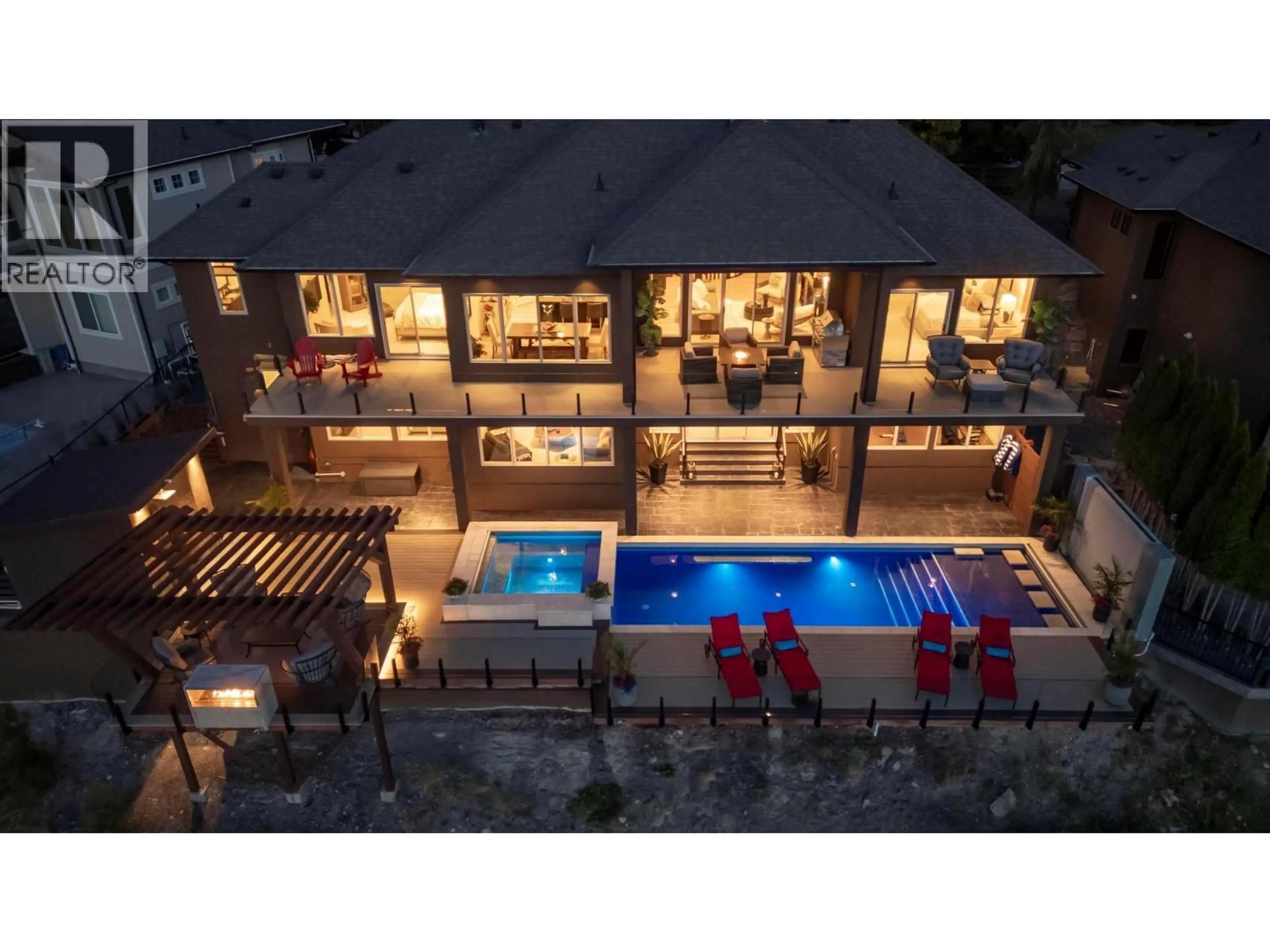A pic from outside/outdoor area/front of a property/back of a property/a pic from drone, unknown for 722 KUIPERS CRESCENT, Kelowna British Columbia V1W5B2