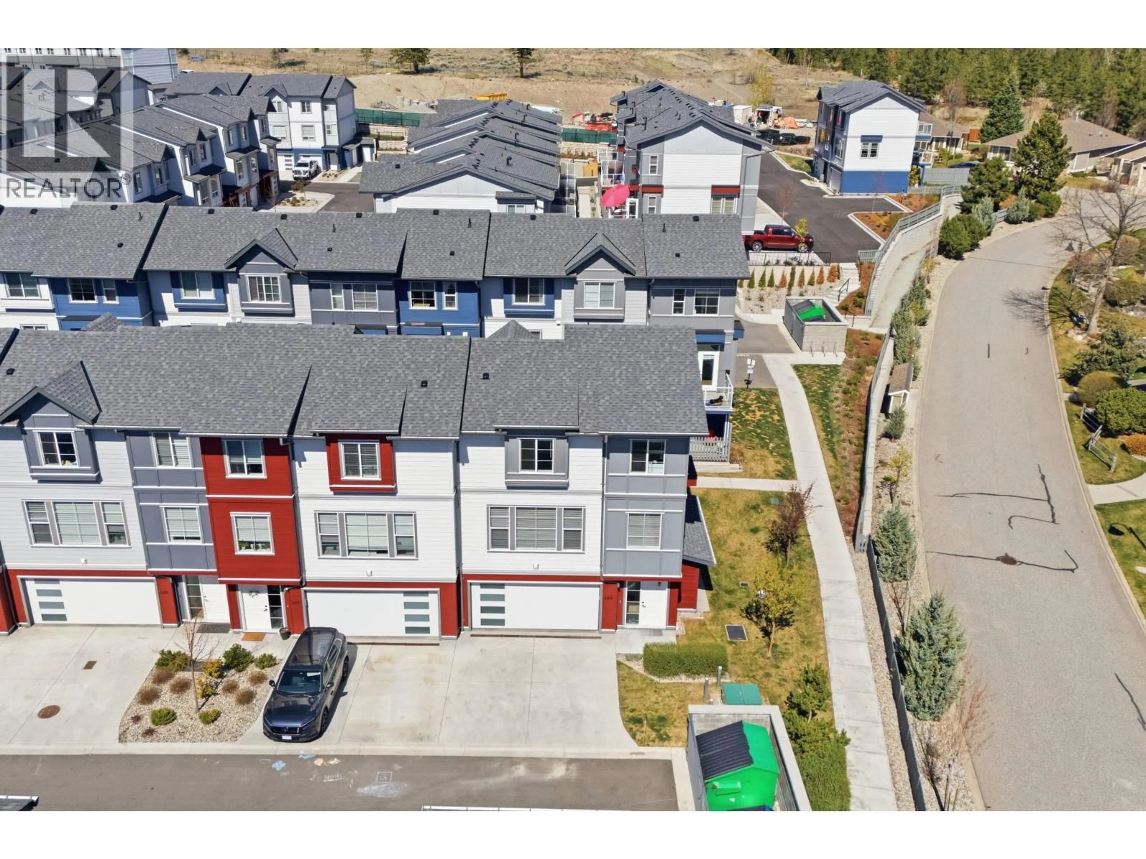 A pic from outside/outdoor area/front of a property/back of a property/a pic from drone, street for 140 - 4025 GELLATLY ROAD SOUTH, West Kelowna British Columbia V4T0E6