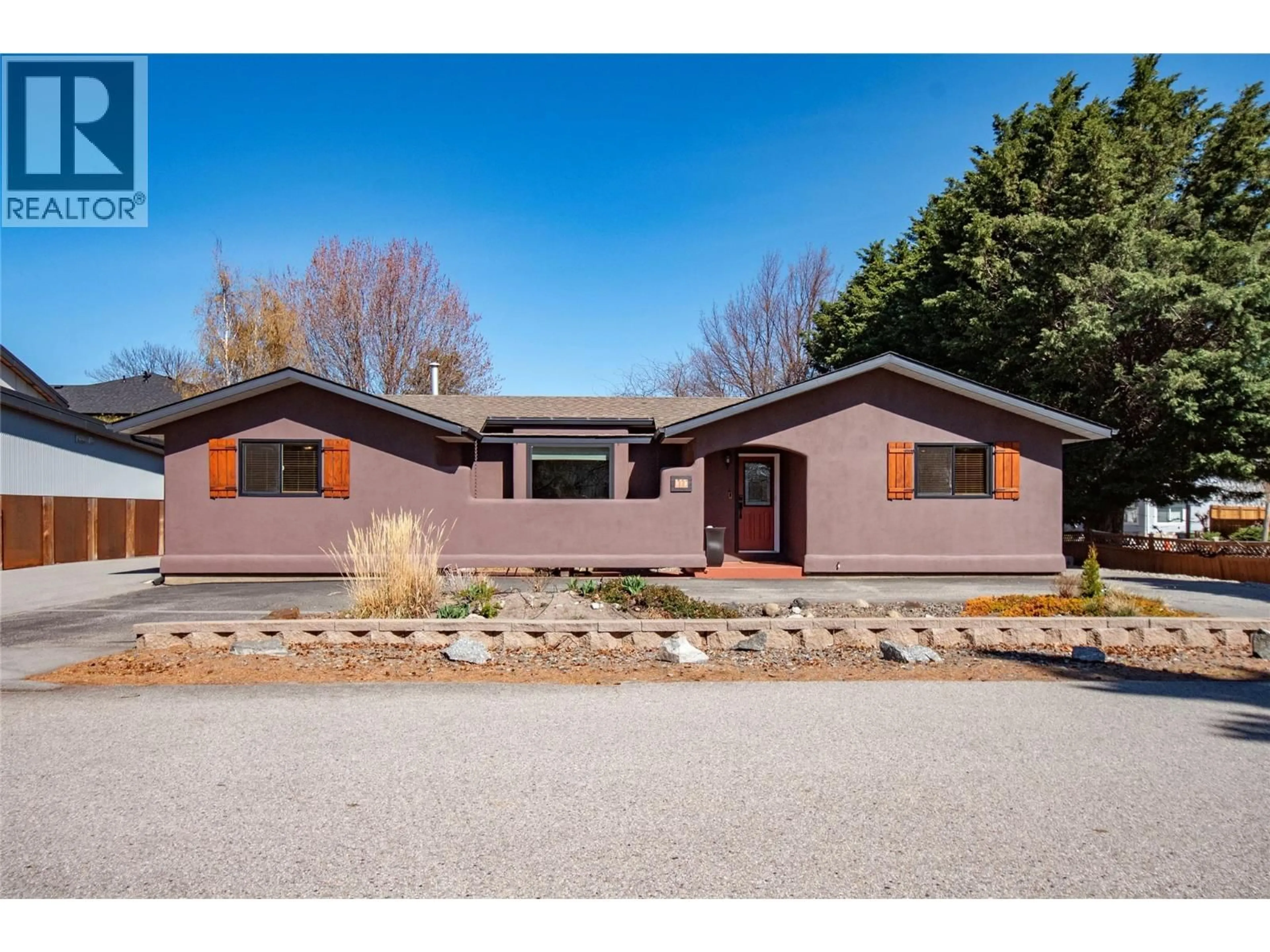 Home with brick exterior material, street for 916 POWELL BEACH ROAD, Summerland British Columbia V0H1Z9